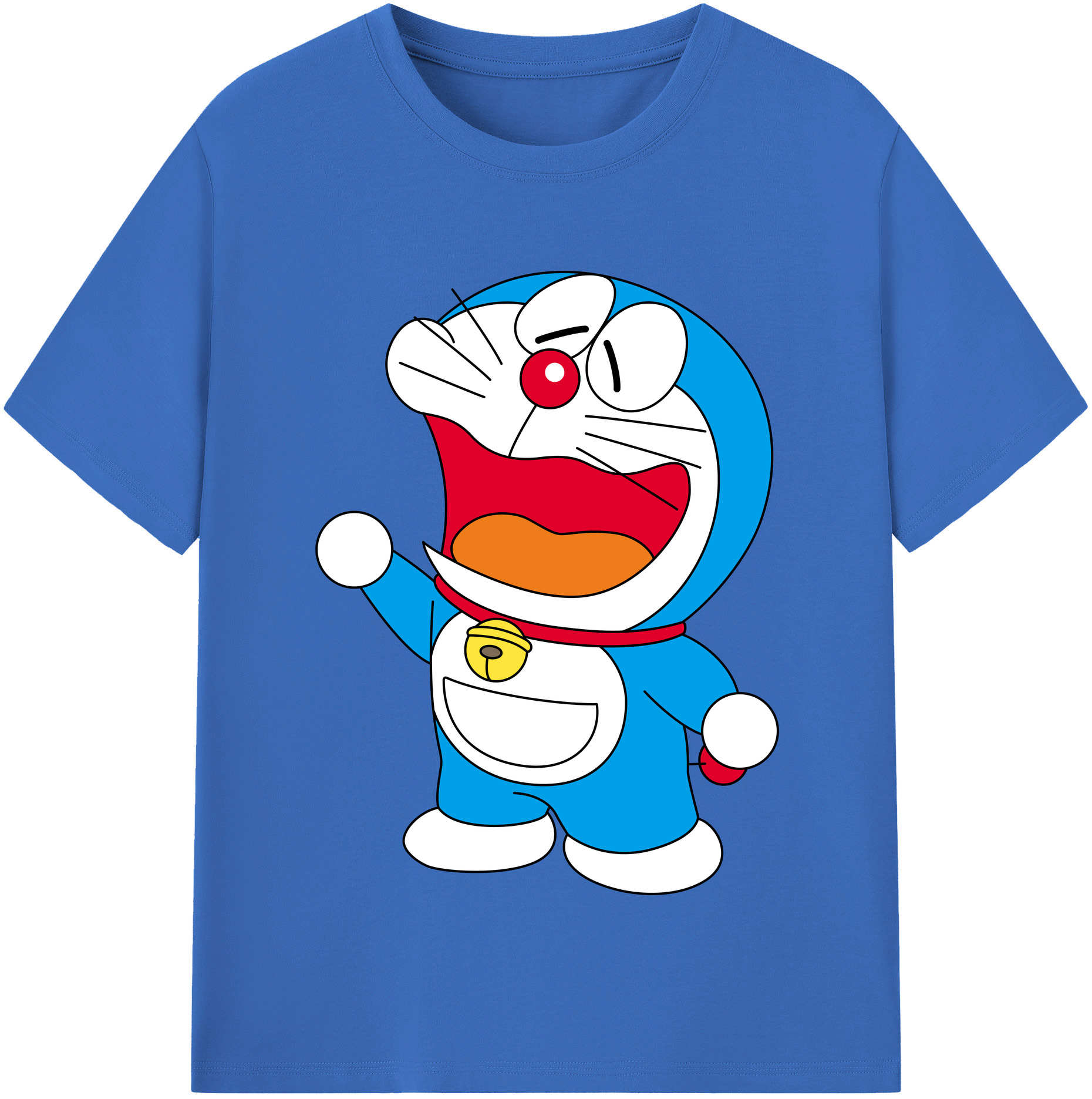 （画像用） ドラえもん Doraemon 綿100％半袖Tシャツ（フロントプリント）
