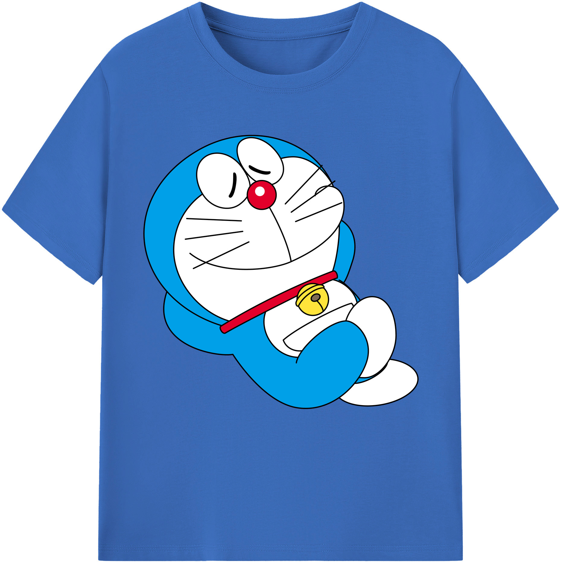 （画像用） ドラえもん Doraemon 綿100％半袖Tシャツ（フロントプリント）