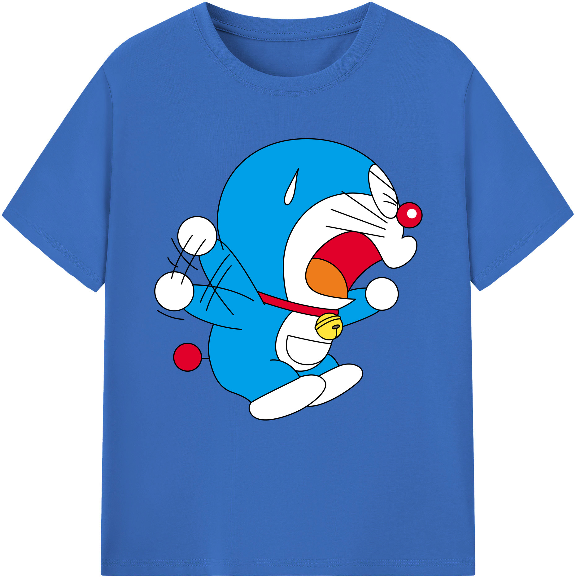 （画像用） ドラえもん Doraemon 綿100％半袖Tシャツ（フロントプリント）