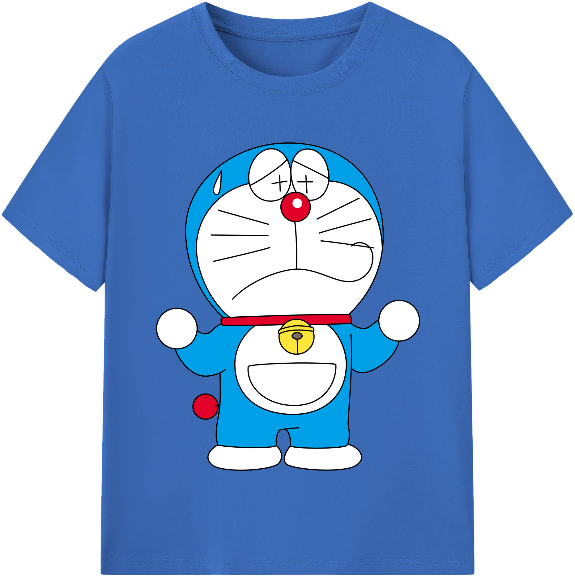 （画像用） ドラえもん Doraemon 綿100％半袖Tシャツ（フロントプリント）