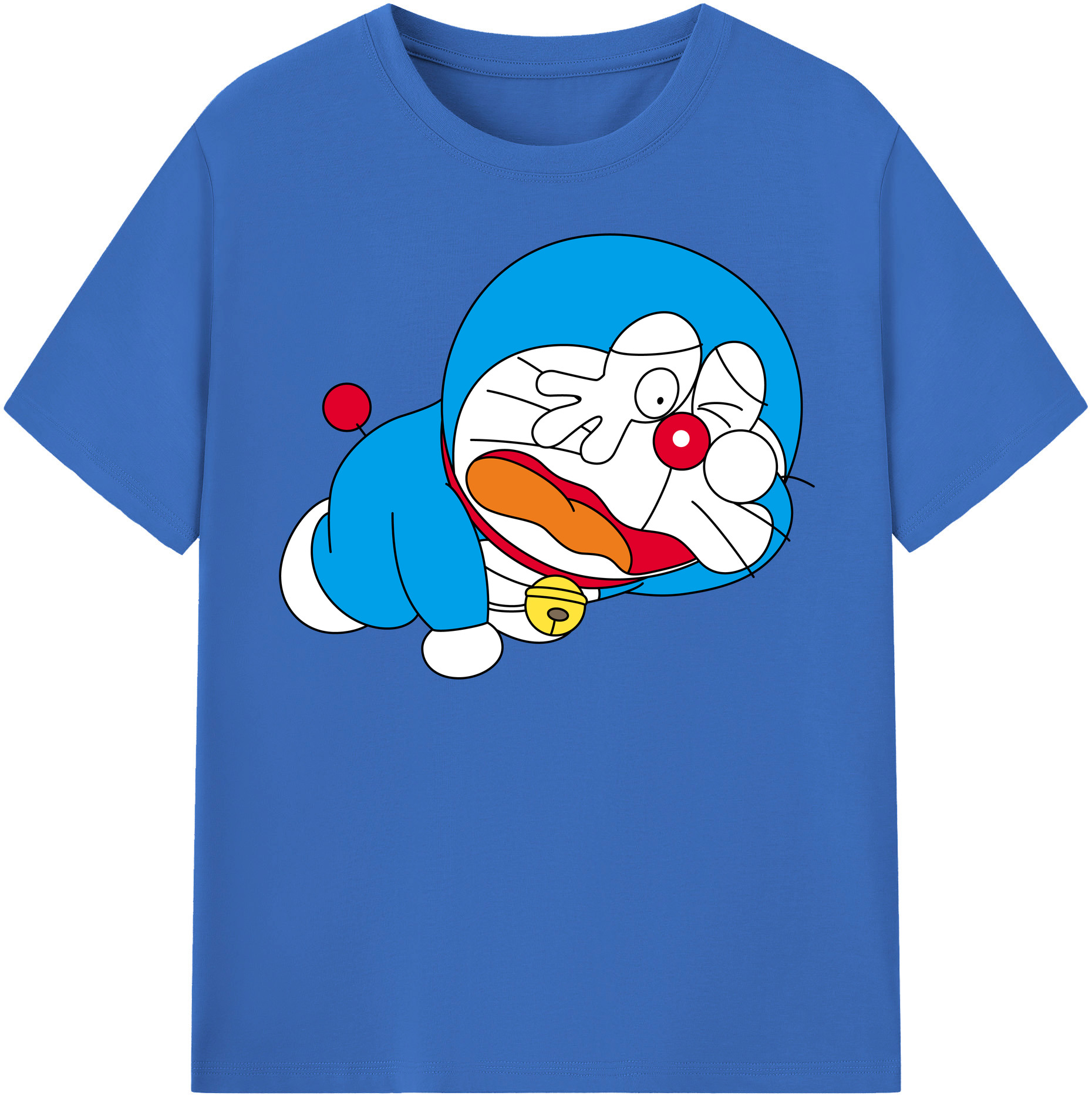 （画像用） ドラえもん Doraemon 綿100％半袖Tシャツ（フロントプリント）