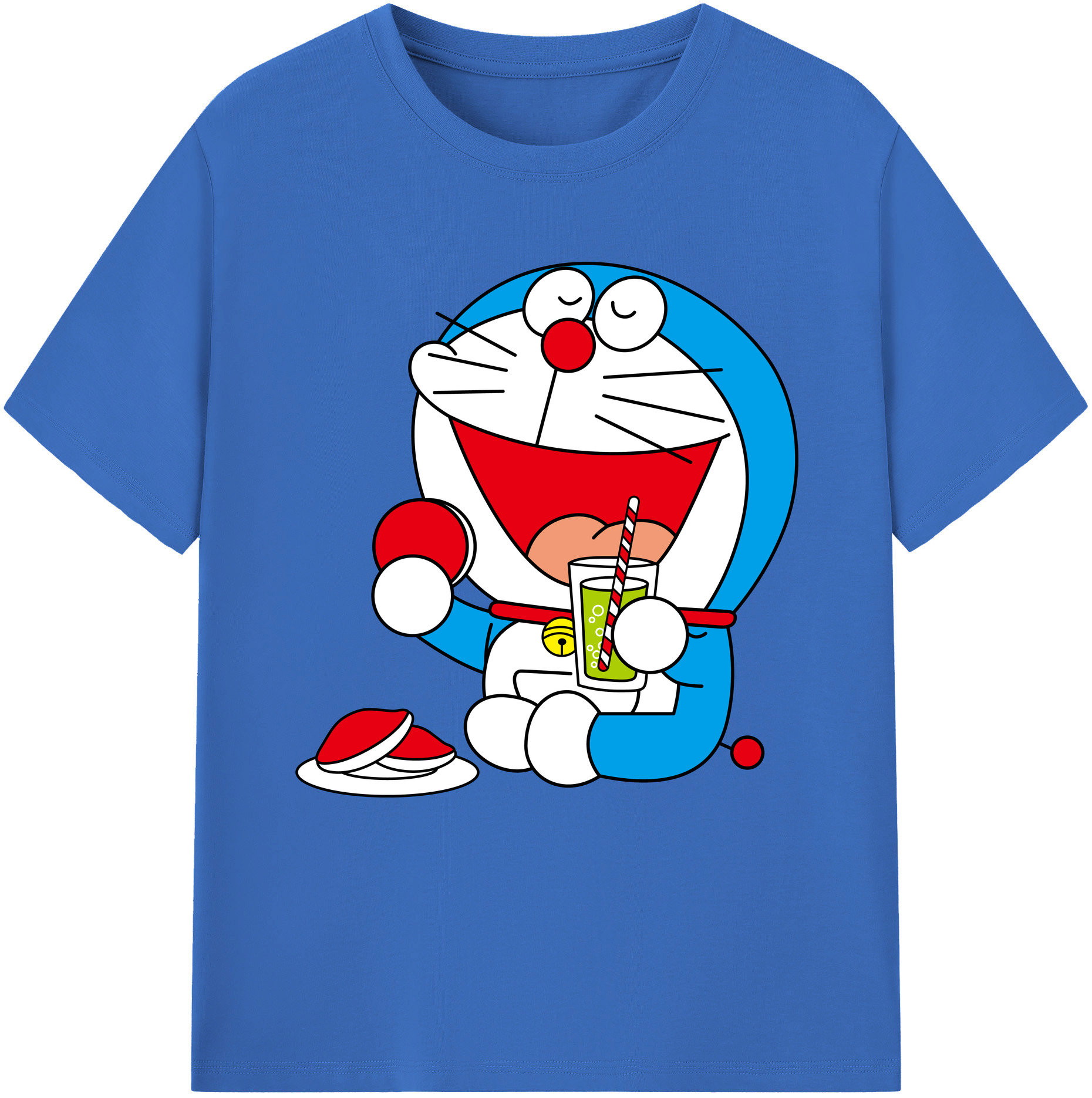 （画像用） ドラえもん Doraemon 綿100％半袖Tシャツ（フロントプリント）