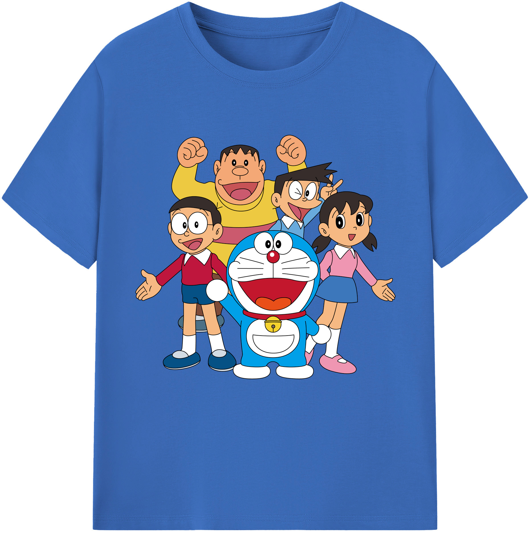 （画像用） ドラえもん 骨川 スネ夫 Doraemon Honekawa Suneo 綿100％半袖Tシャツ（フロントプリント）