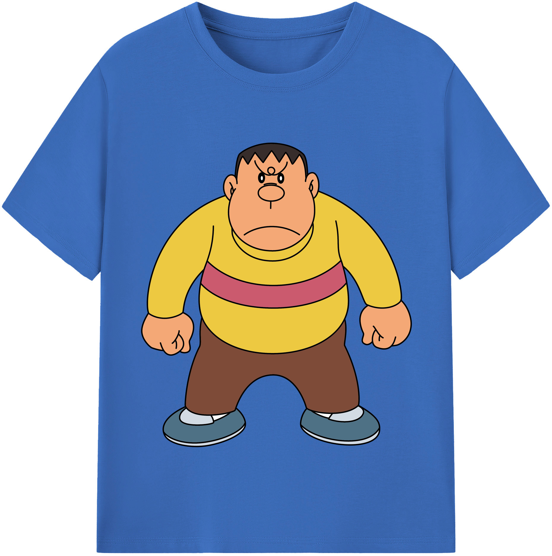 （画像用） ドラえもん 剛田武 Doraemon Gouta Takeshi 綿100％半袖Tシャツ（フロントプリント）