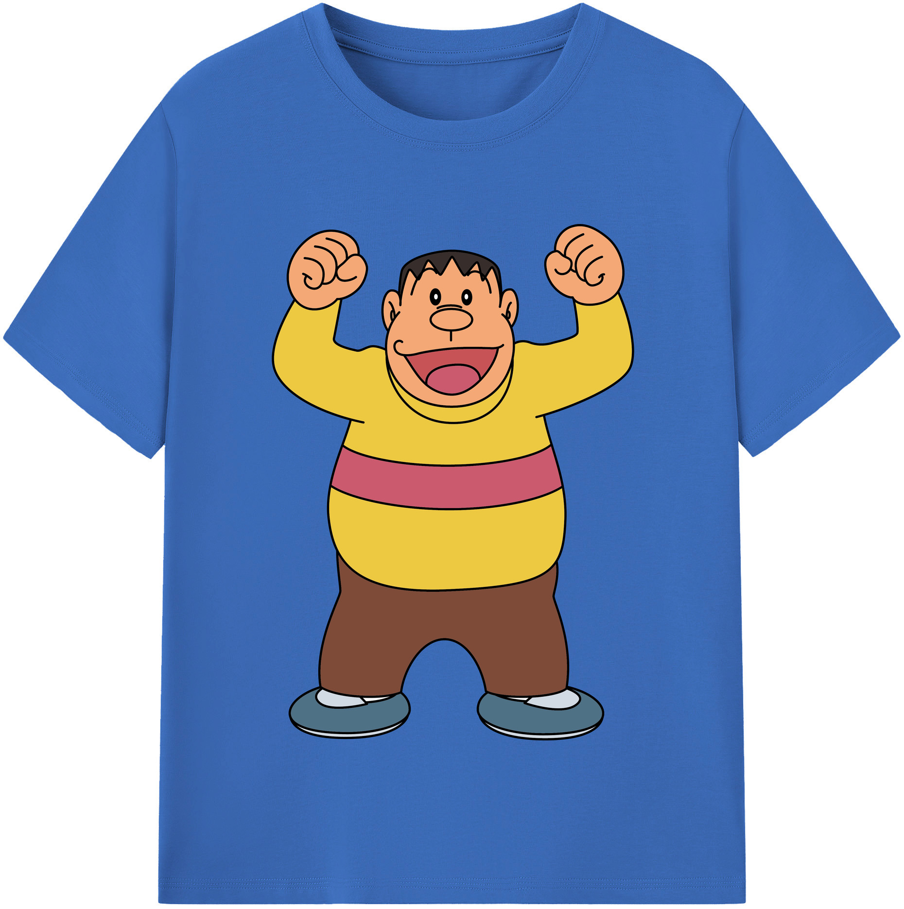（画像用） ドラえもん 剛田武 Doraemon Gouta Takeshi 綿100％半袖Tシャツ（フロントプリント）