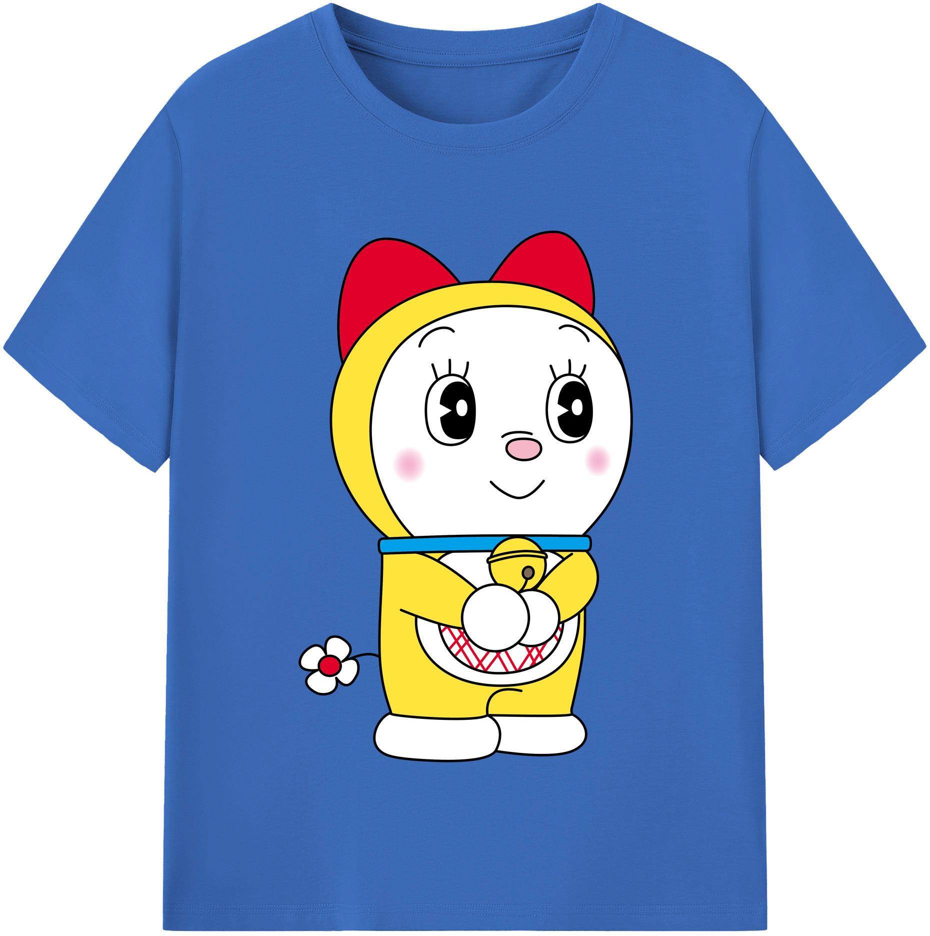 （画像用） ドラえもん ドラミ Doraemon Dorami 綿100％半袖Tシャツ（フロントプリント）