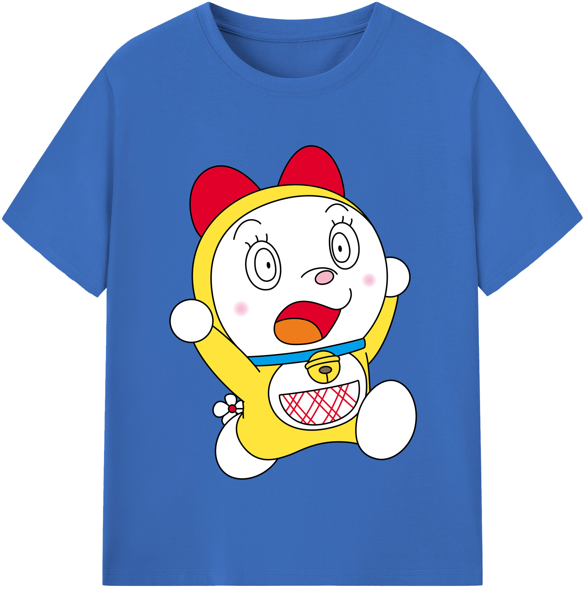 （画像用） ドラえもん ドラミ Doraemon Dorami 綿100％半袖Tシャツ（フロントプリント）