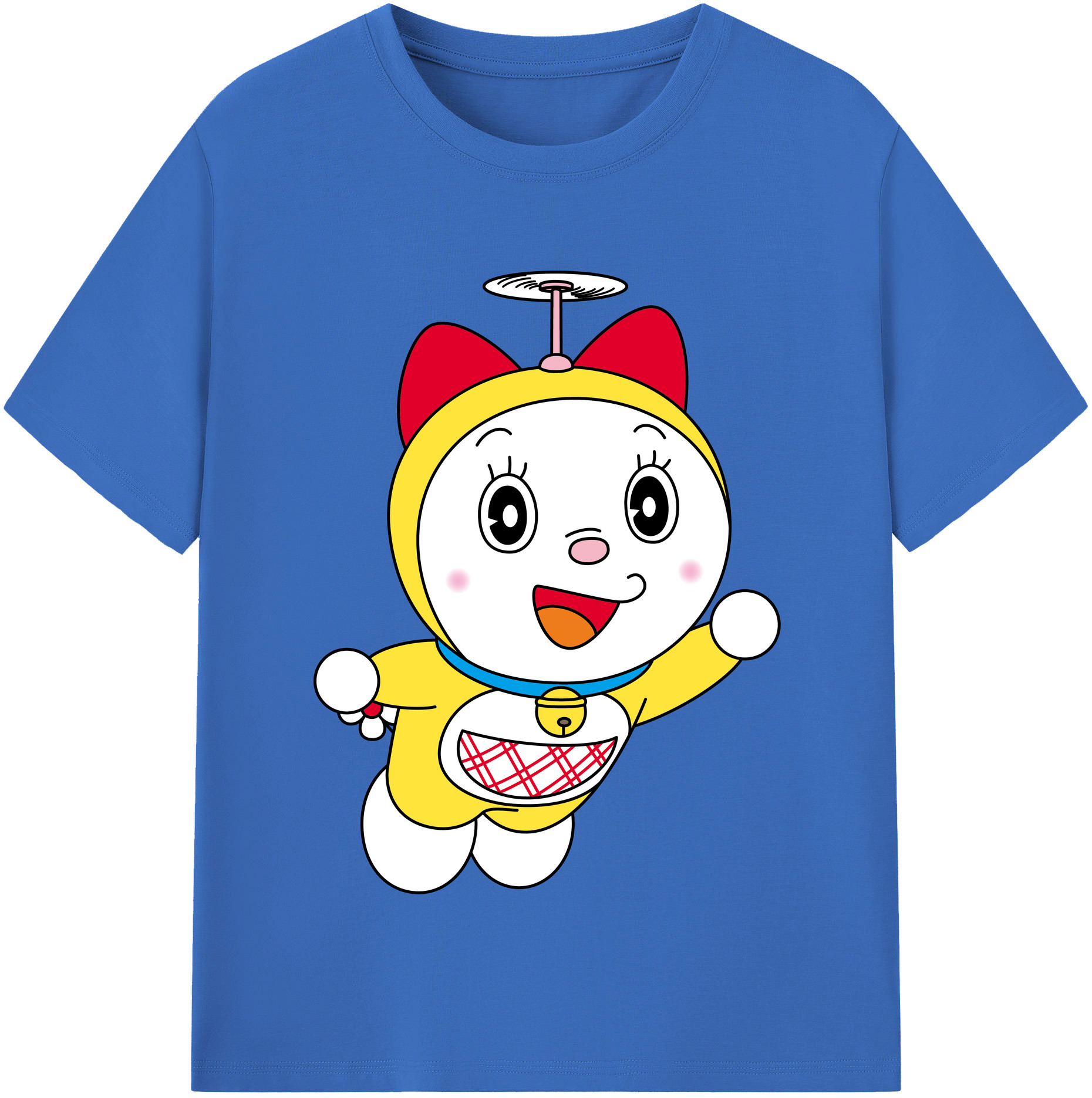 （画像用） ドラえもん ドラミ Doraemon Dorami 綿100％半袖Tシャツ（フロントプリント）