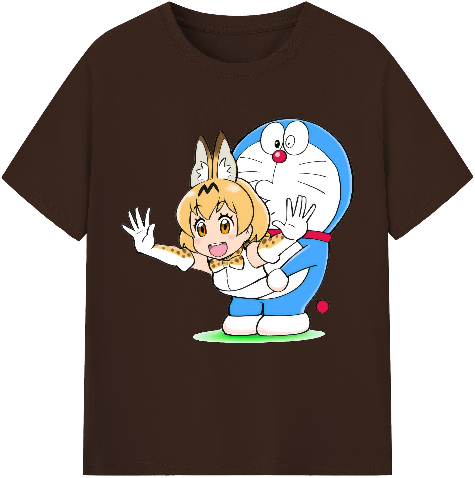 （画像用） ドラえもん Doraemon 綿100％半袖Tシャツ（フロントプリント）