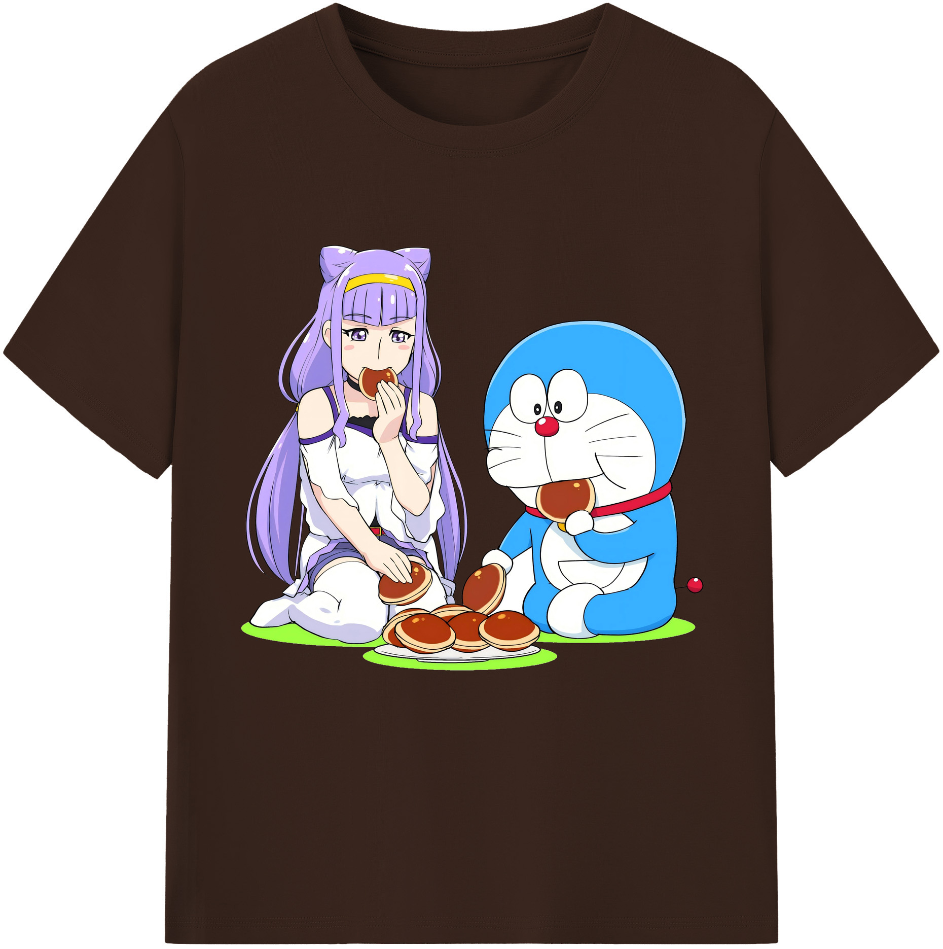 （画像用） ドラえもん Doraemon 綿100％半袖Tシャツ（フロントプリント）