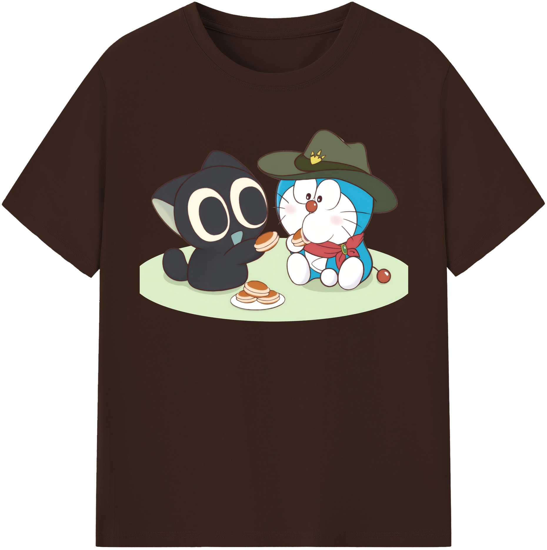 （画像用） ドラえもん Doraemon 綿100％半袖Tシャツ（フロントプリント）