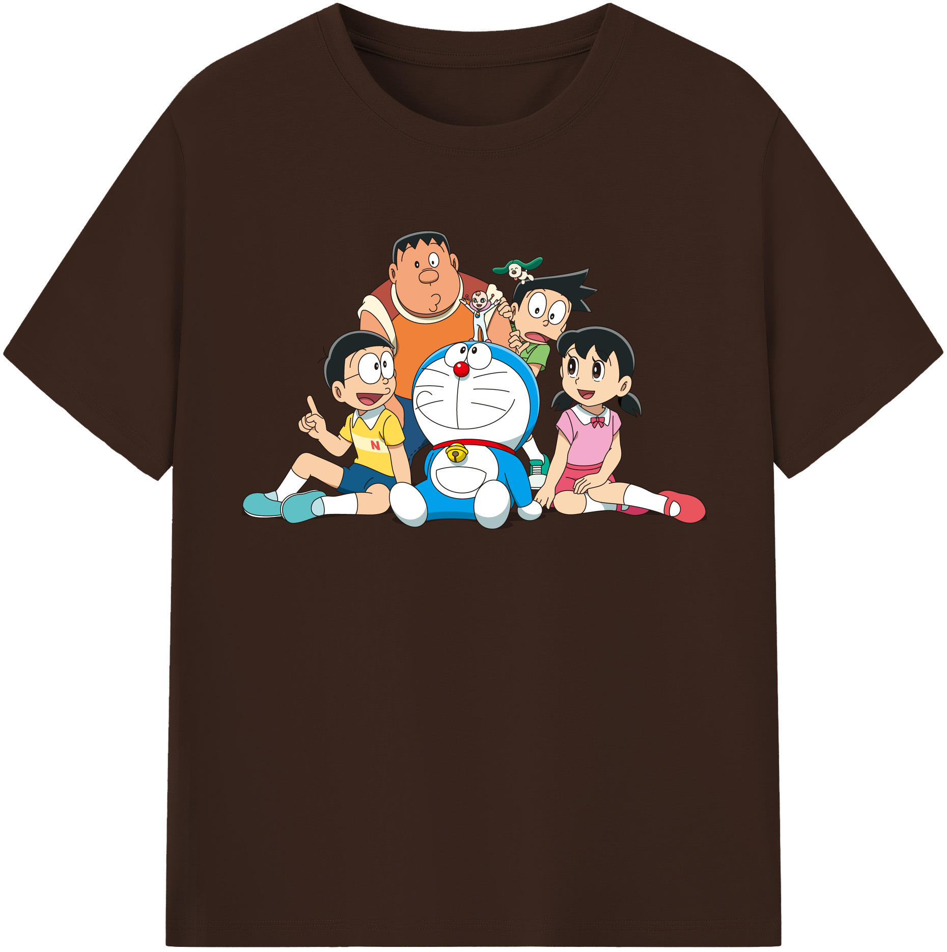 （画像用） ドラえもん Doraemon 綿100％半袖Tシャツ（フロントプリント）