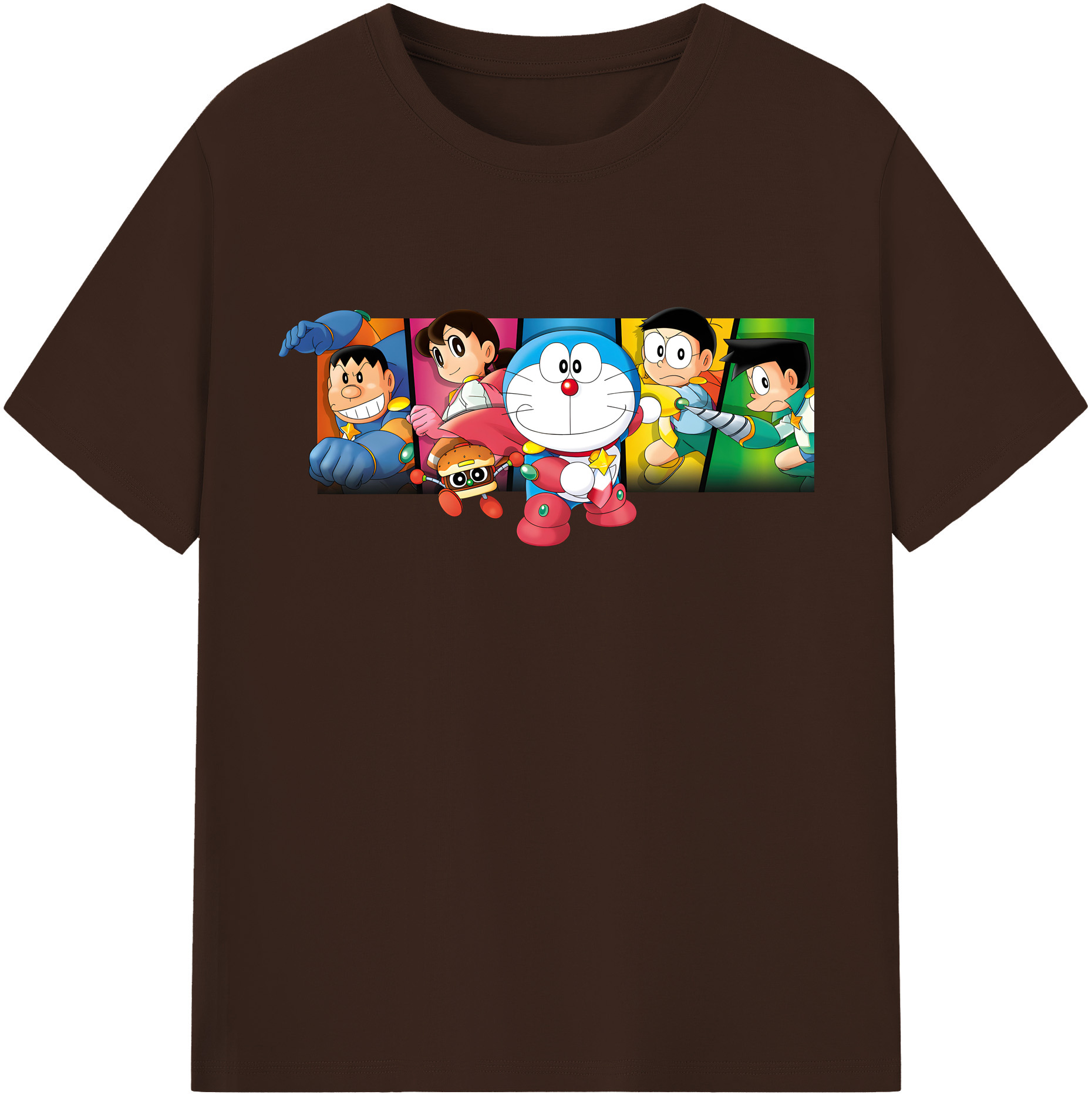 （画像用） ドラえもん Doraemon 綿100％半袖Tシャツ（フロントプリント）