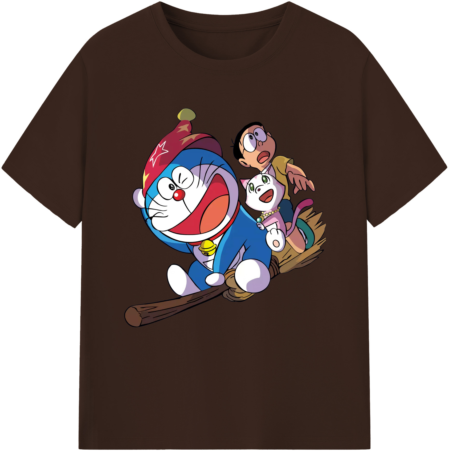 （画像用） ドラえもん Doraemon 綿100％半袖Tシャツ（フロントプリント）