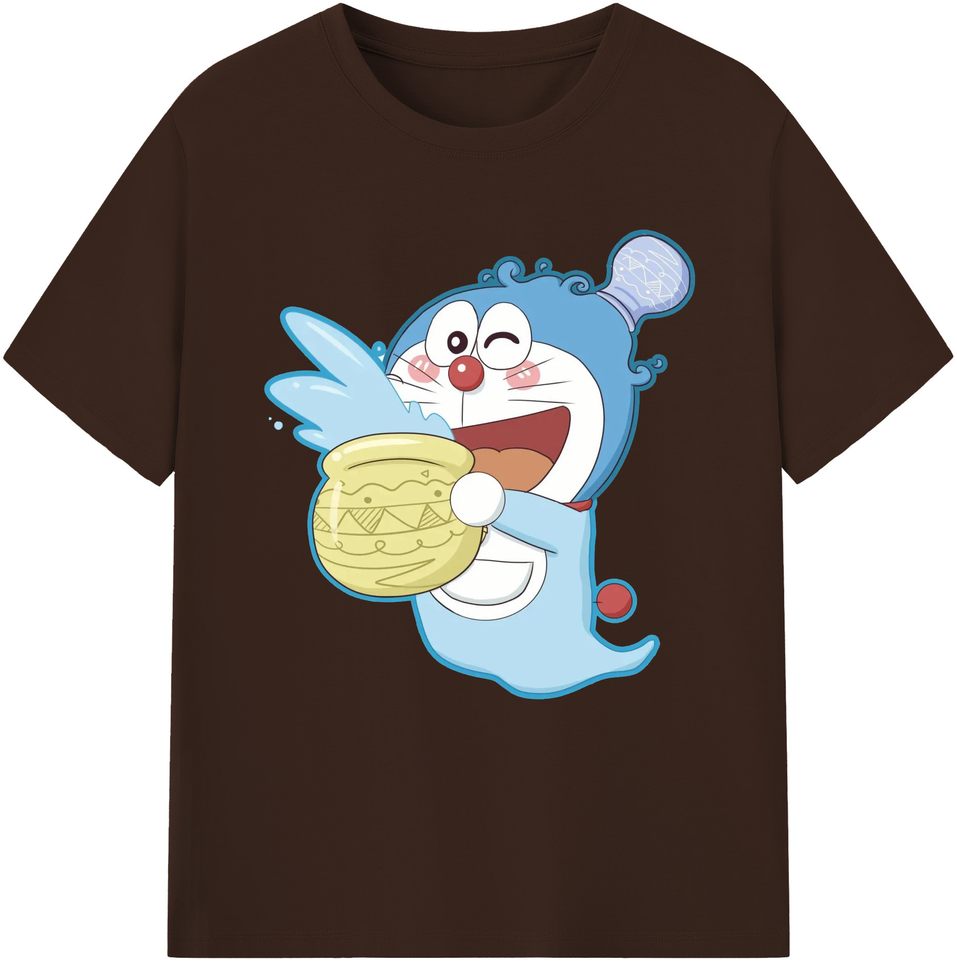 （画像用） ドラえもん Doraemon 綿100％半袖Tシャツ（フロントプリント）