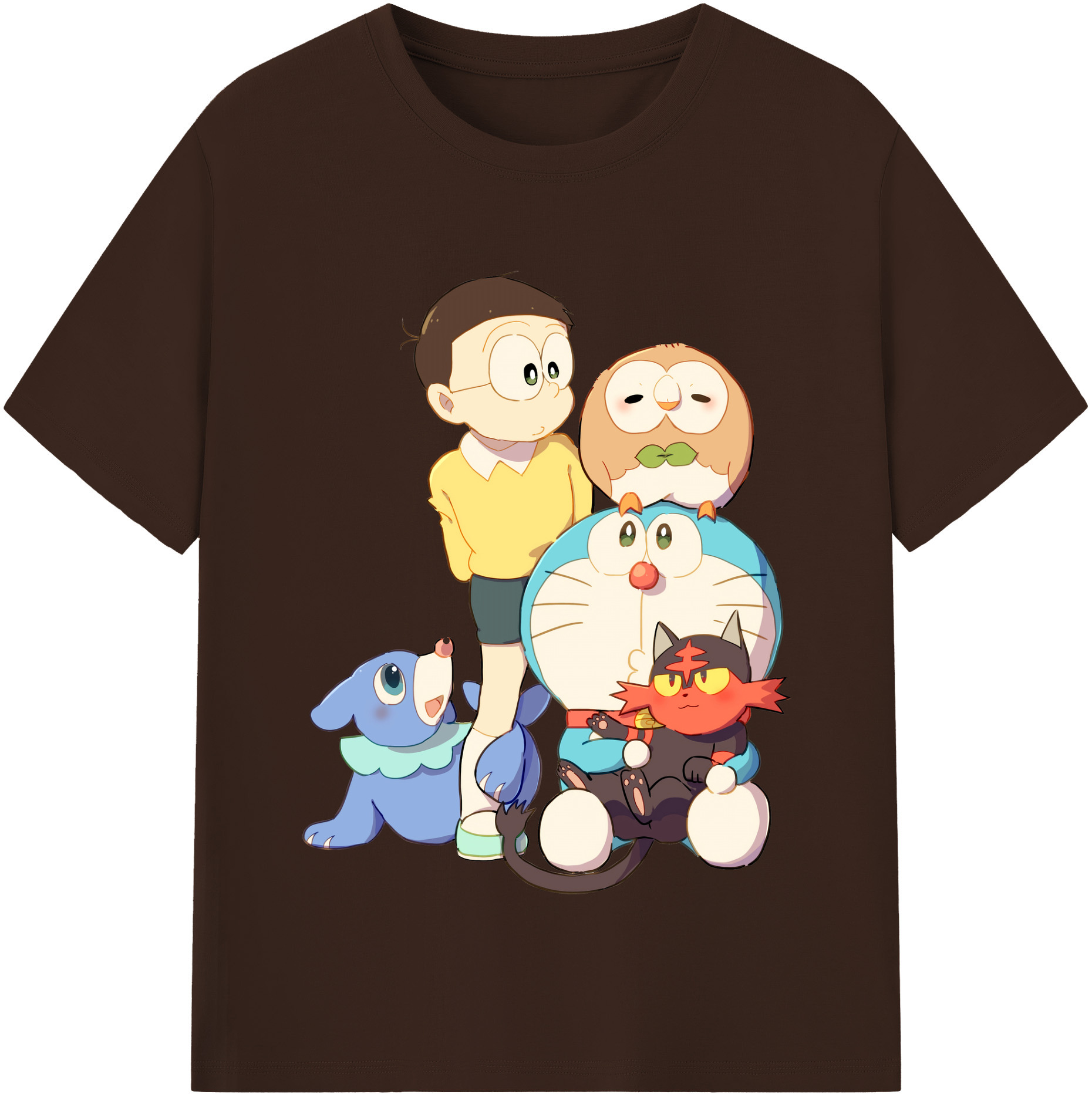 （画像用） ドラえもん Doraemon 綿100％半袖Tシャツ（フロントプリント）