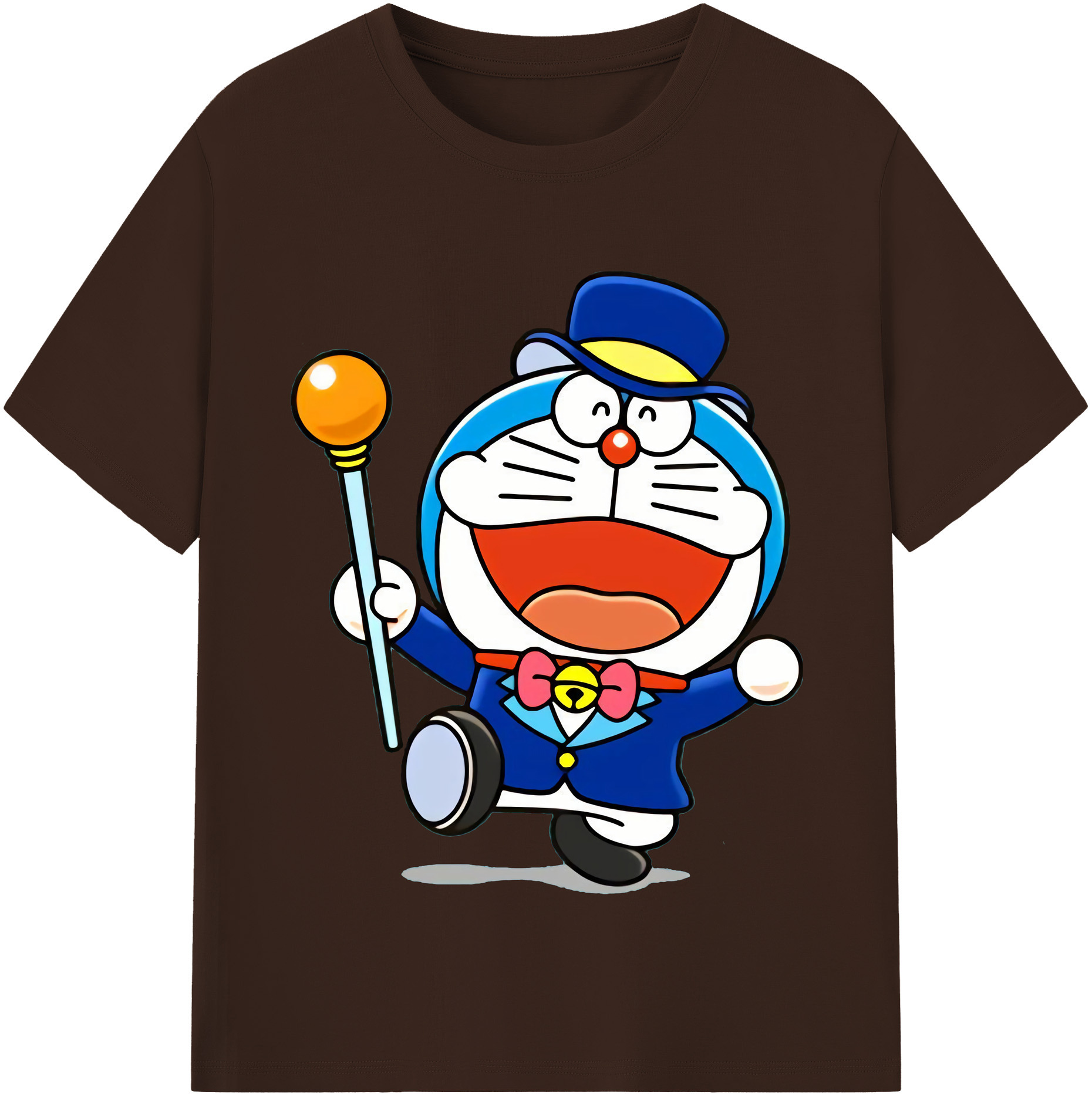 （画像用） ドラえもん Doraemon 綿100％半袖Tシャツ（フロントプリント）