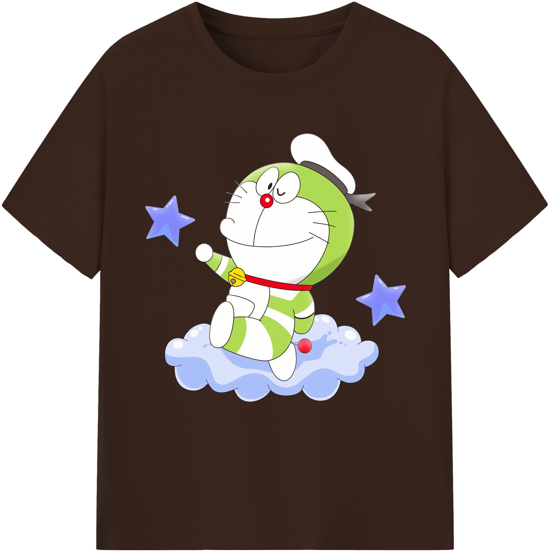 （画像用） ドラえもん Doraemon 綿100％半袖Tシャツ（フロントプリント）