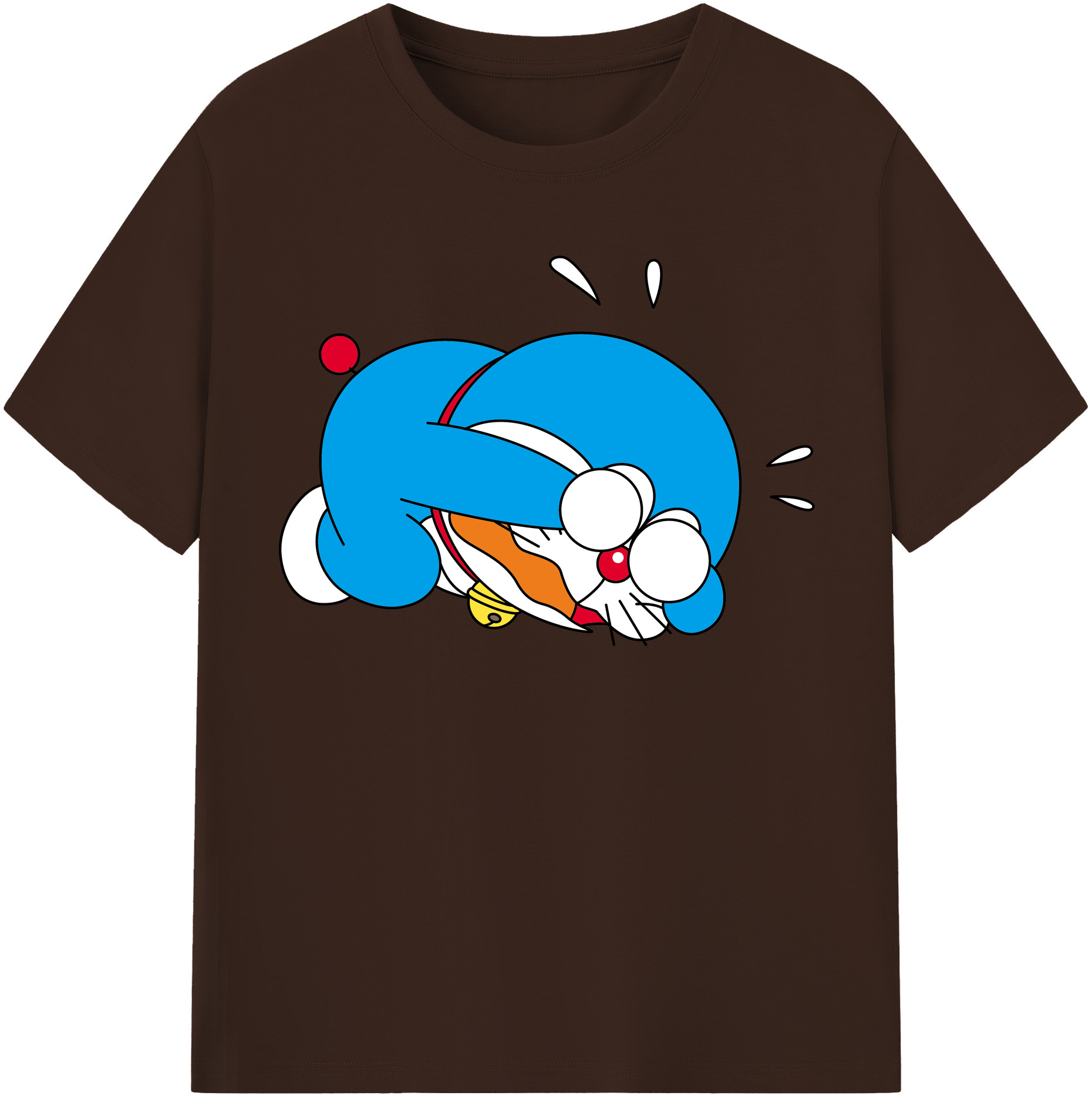 （画像用） ドラえもん Doraemon 綿100％半袖Tシャツ（フロントプリント）