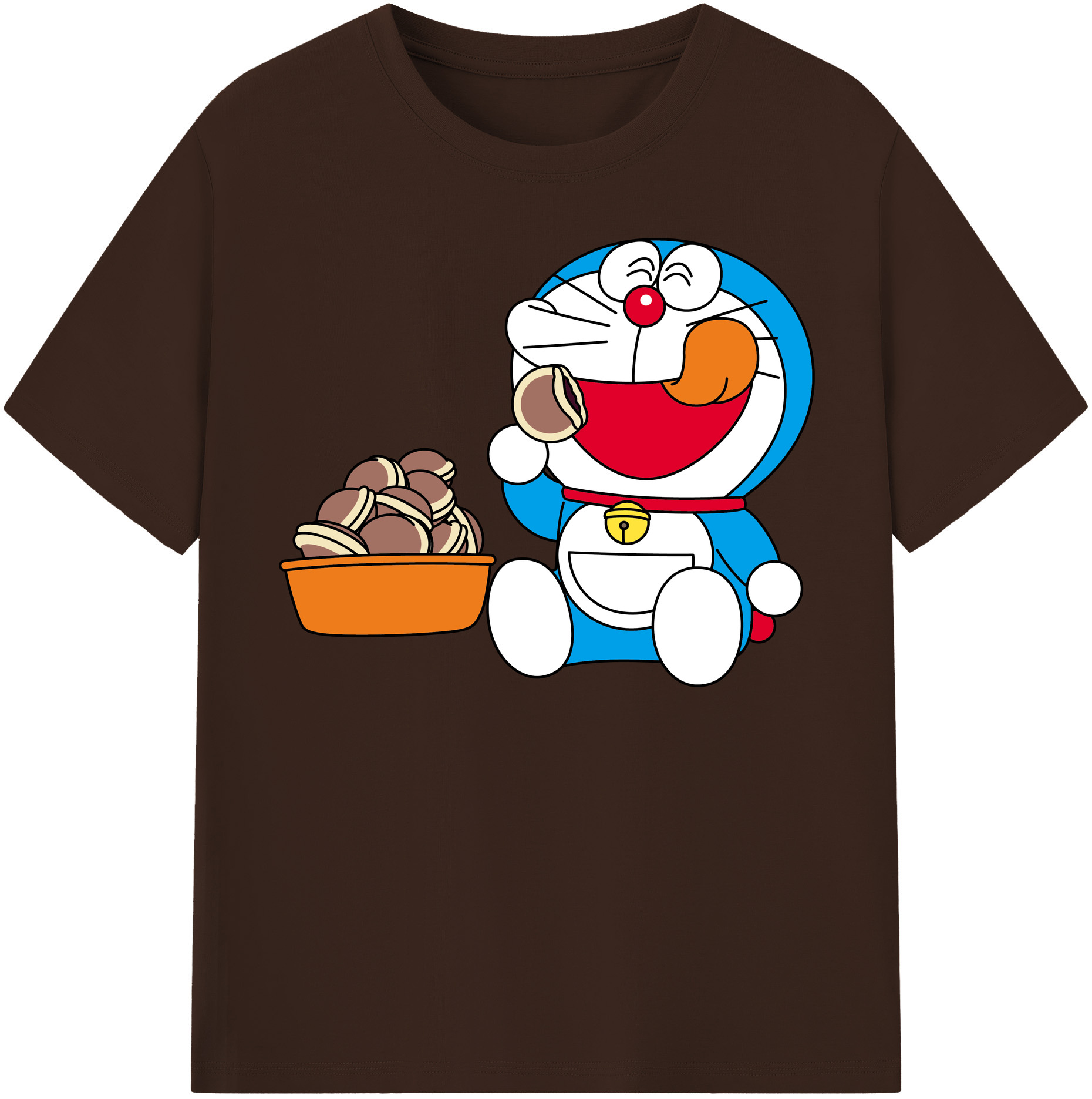 （画像用） ドラえもん Doraemon 綿100％半袖Tシャツ（フロントプリント）