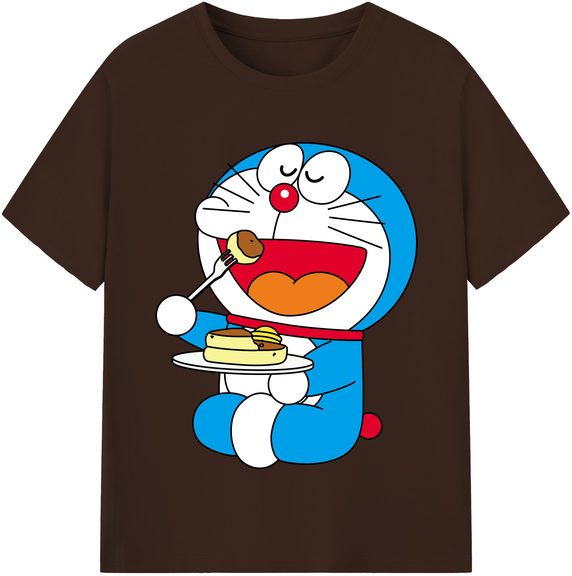 （画像用） ドラえもん Doraemon 綿100％半袖Tシャツ（フロントプリント）