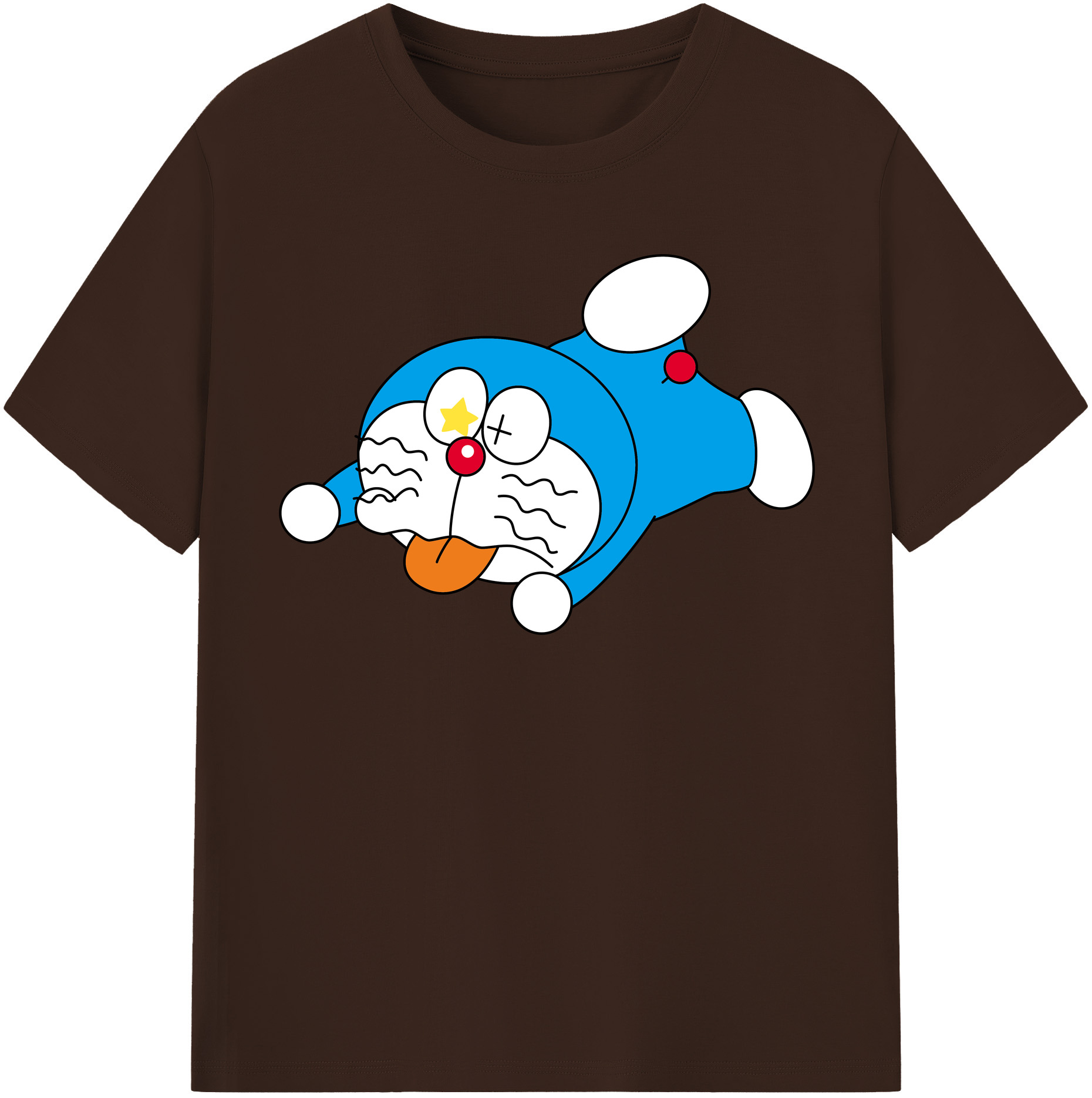 （画像用） ドラえもん Doraemon 綿100％半袖Tシャツ（フロントプリント）