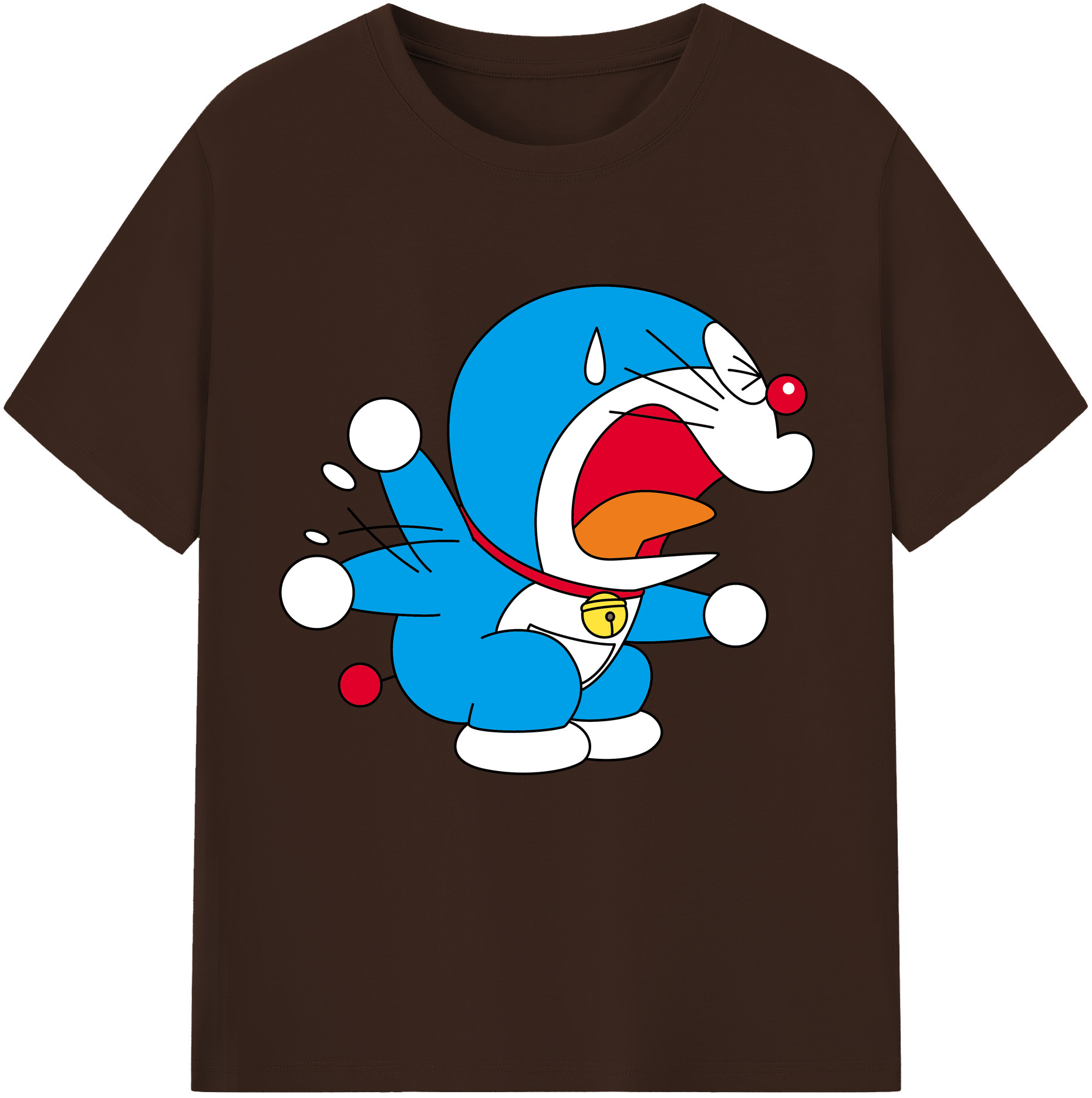 （画像用） ドラえもん Doraemon 綿100％半袖Tシャツ（フロントプリント）