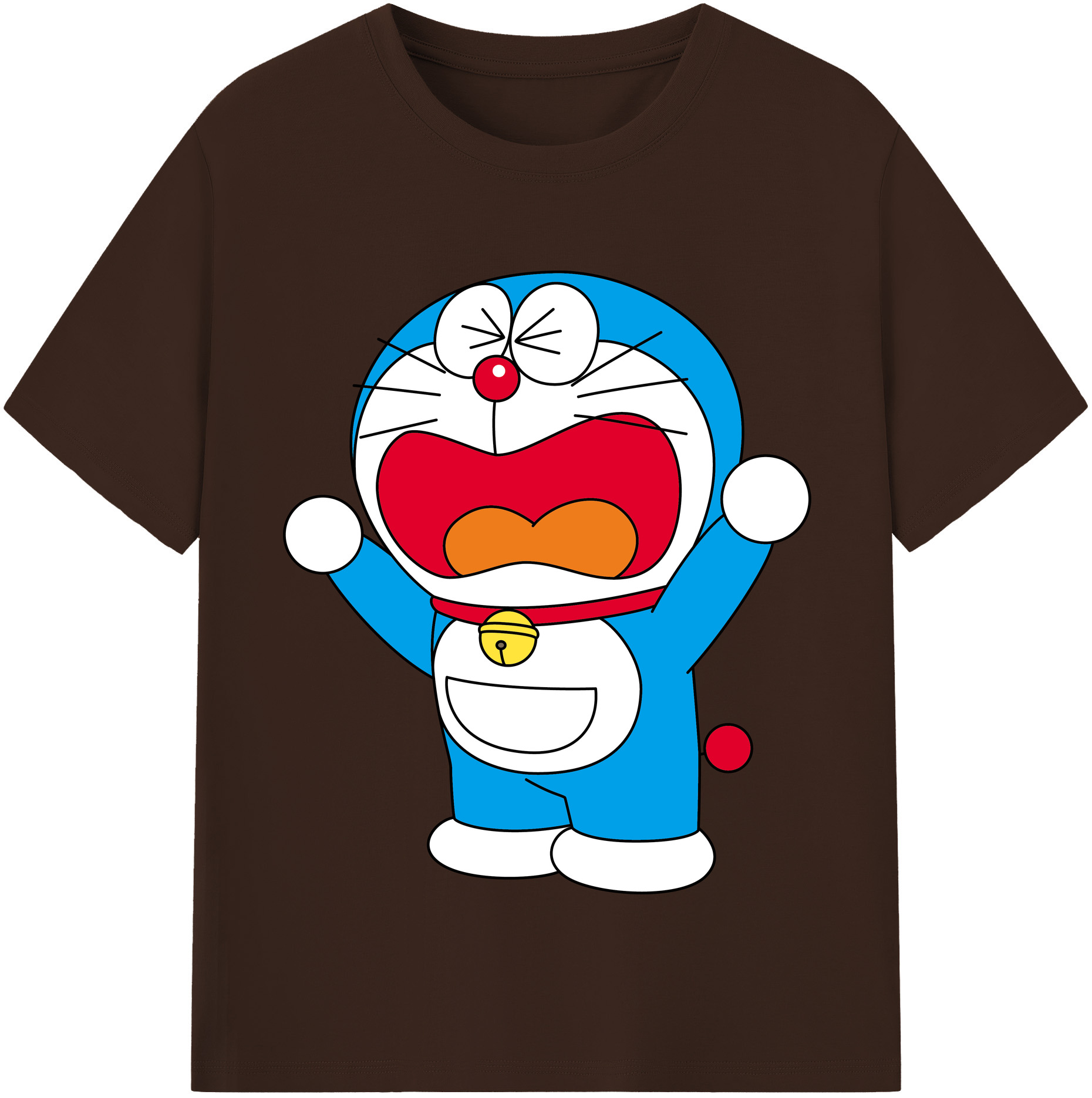 （画像用） ドラえもん Doraemon 綿100％半袖Tシャツ（フロントプリント）