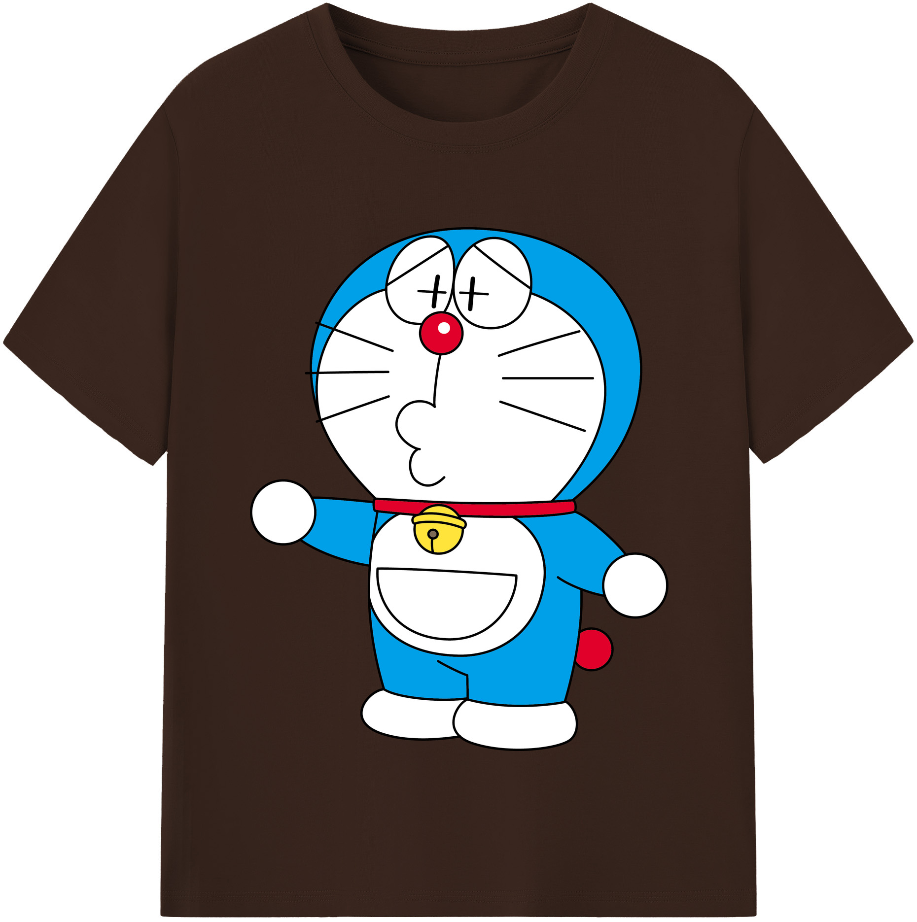 （画像用） ドラえもん Doraemon 綿100％半袖Tシャツ（フロントプリント）