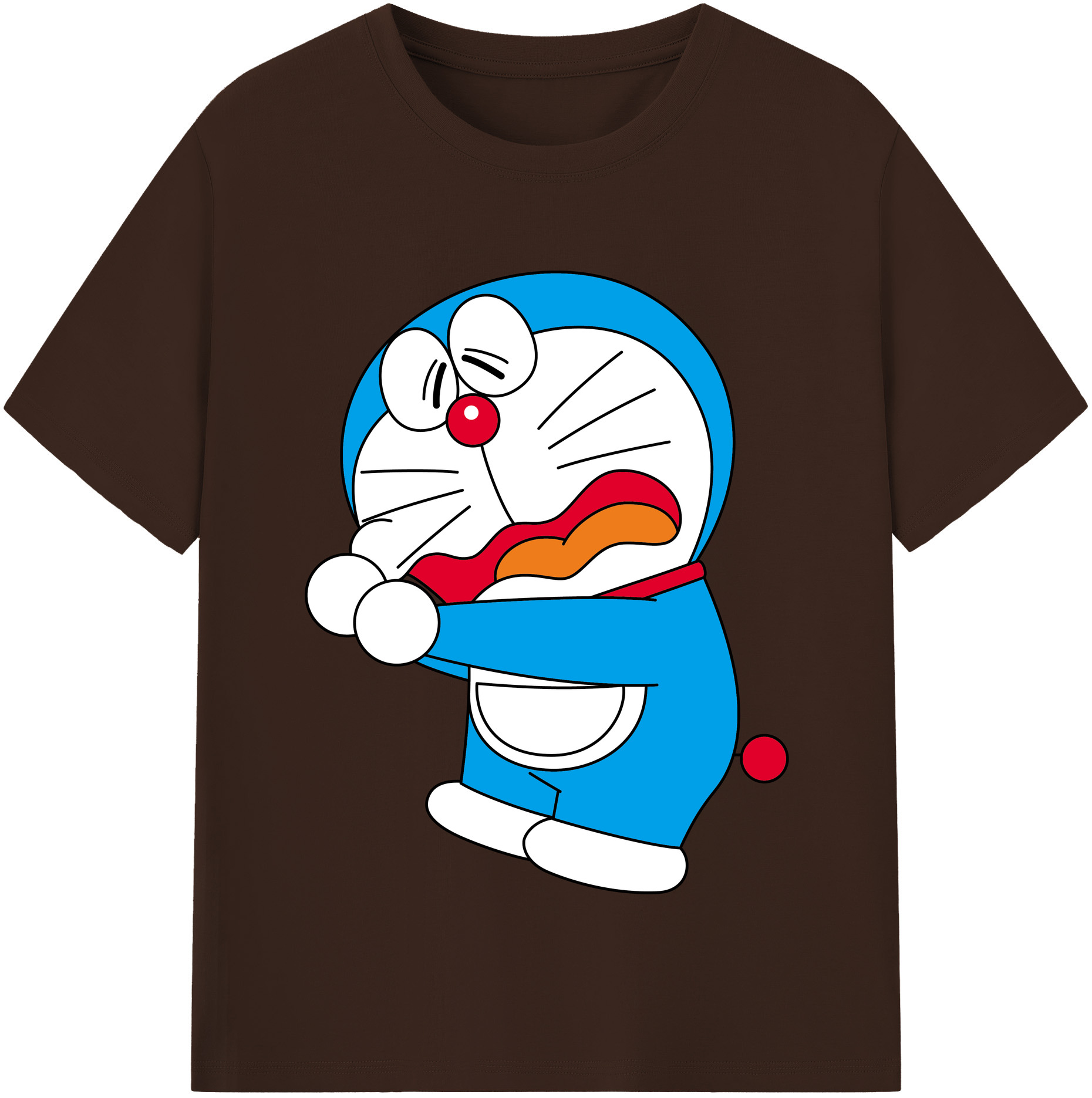 （画像用） ドラえもん Doraemon 綿100％半袖Tシャツ（フロントプリント）
