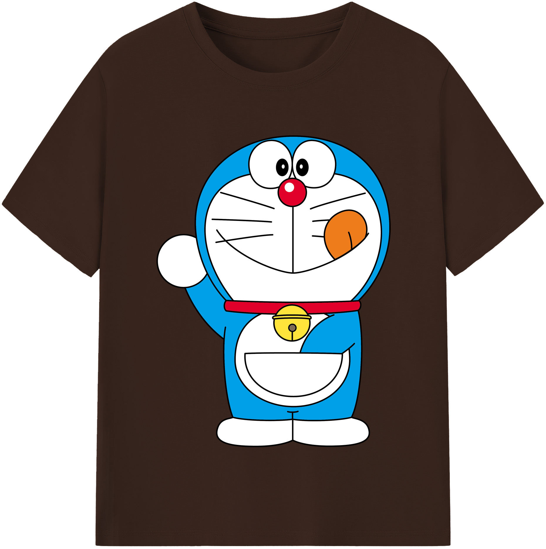 （画像用） ドラえもん Doraemon 綿100％半袖Tシャツ（フロントプリント）