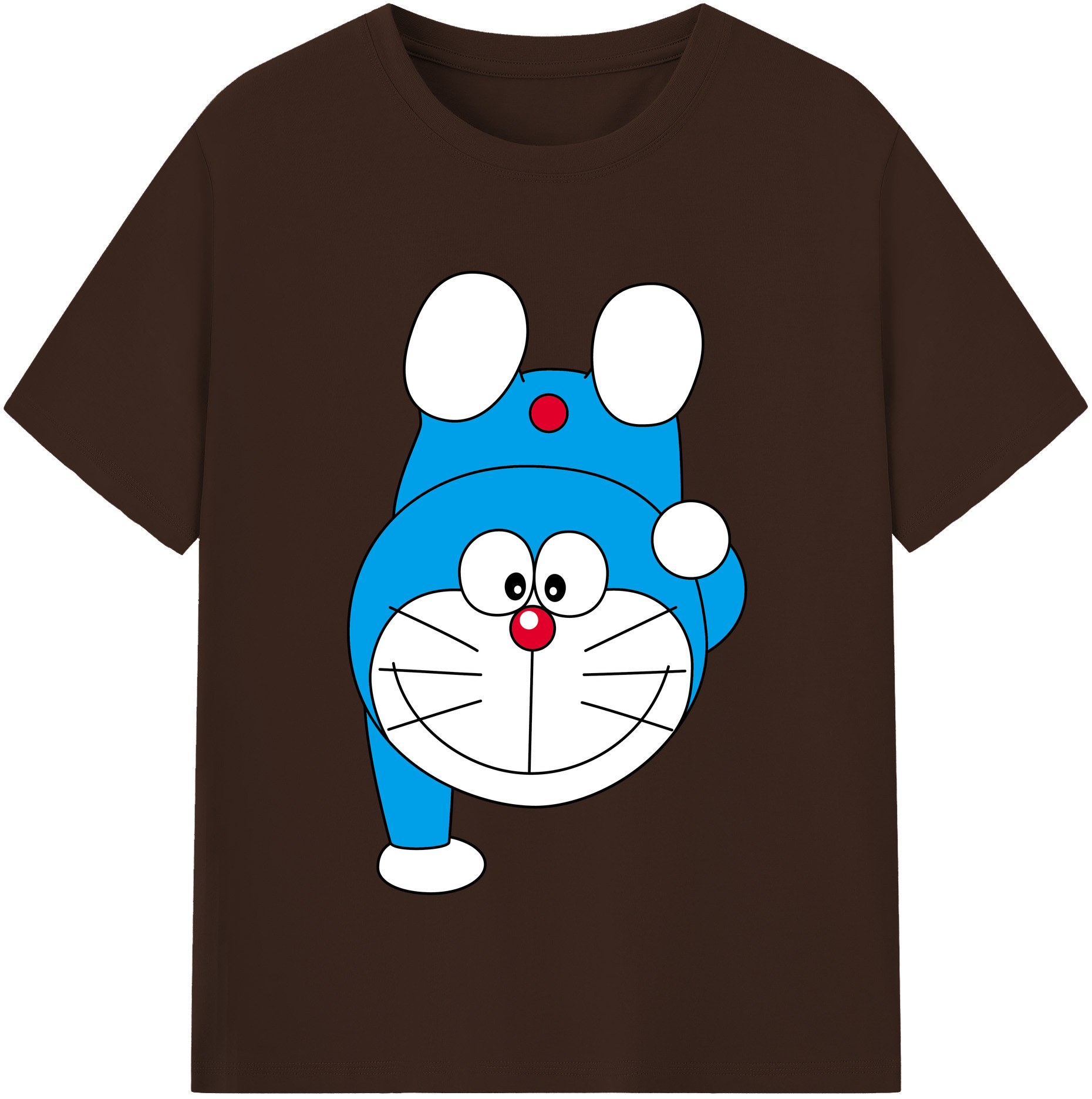 （画像用） ドラえもん Doraemon 綿100％半袖Tシャツ（フロントプリント）
