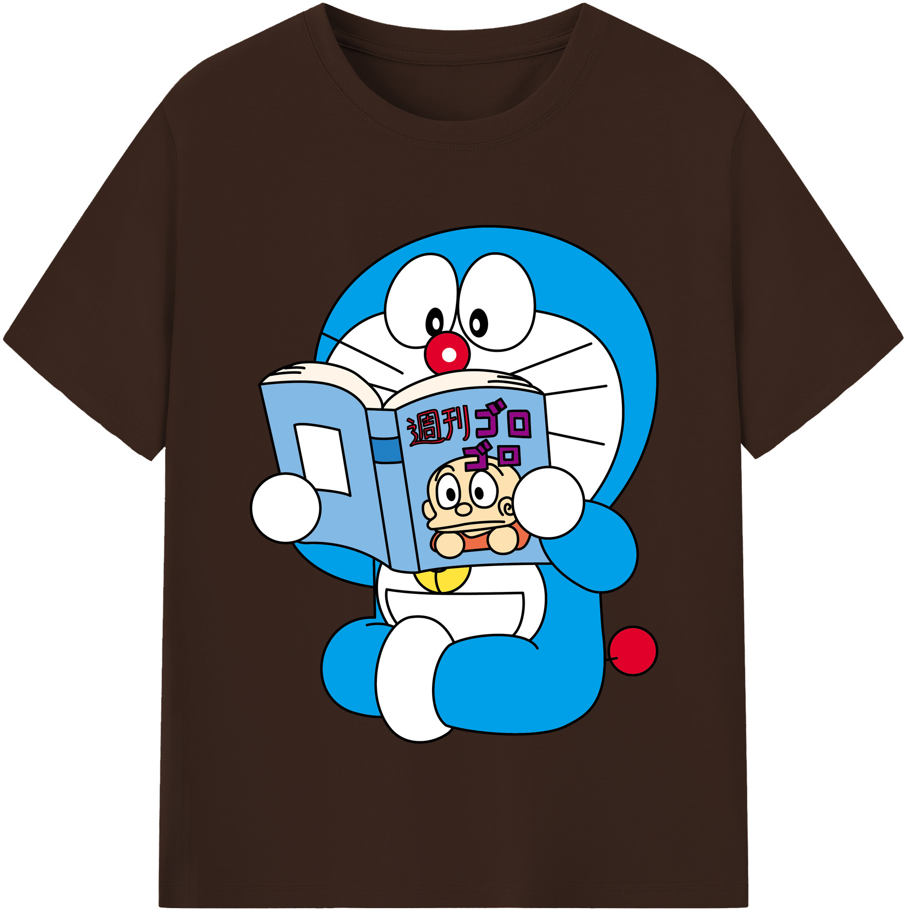 （画像用） ドラえもん Doraemon 綿100％半袖Tシャツ（フロントプリント）