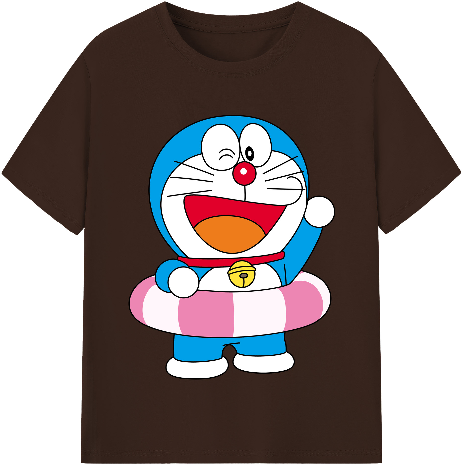 （画像用） ドラえもん Doraemon 綿100％半袖Tシャツ（フロントプリント）