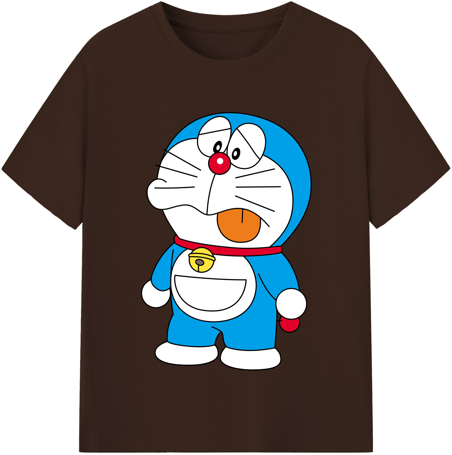 （画像用） ドラえもん Doraemon 綿100％半袖Tシャツ（フロントプリント）