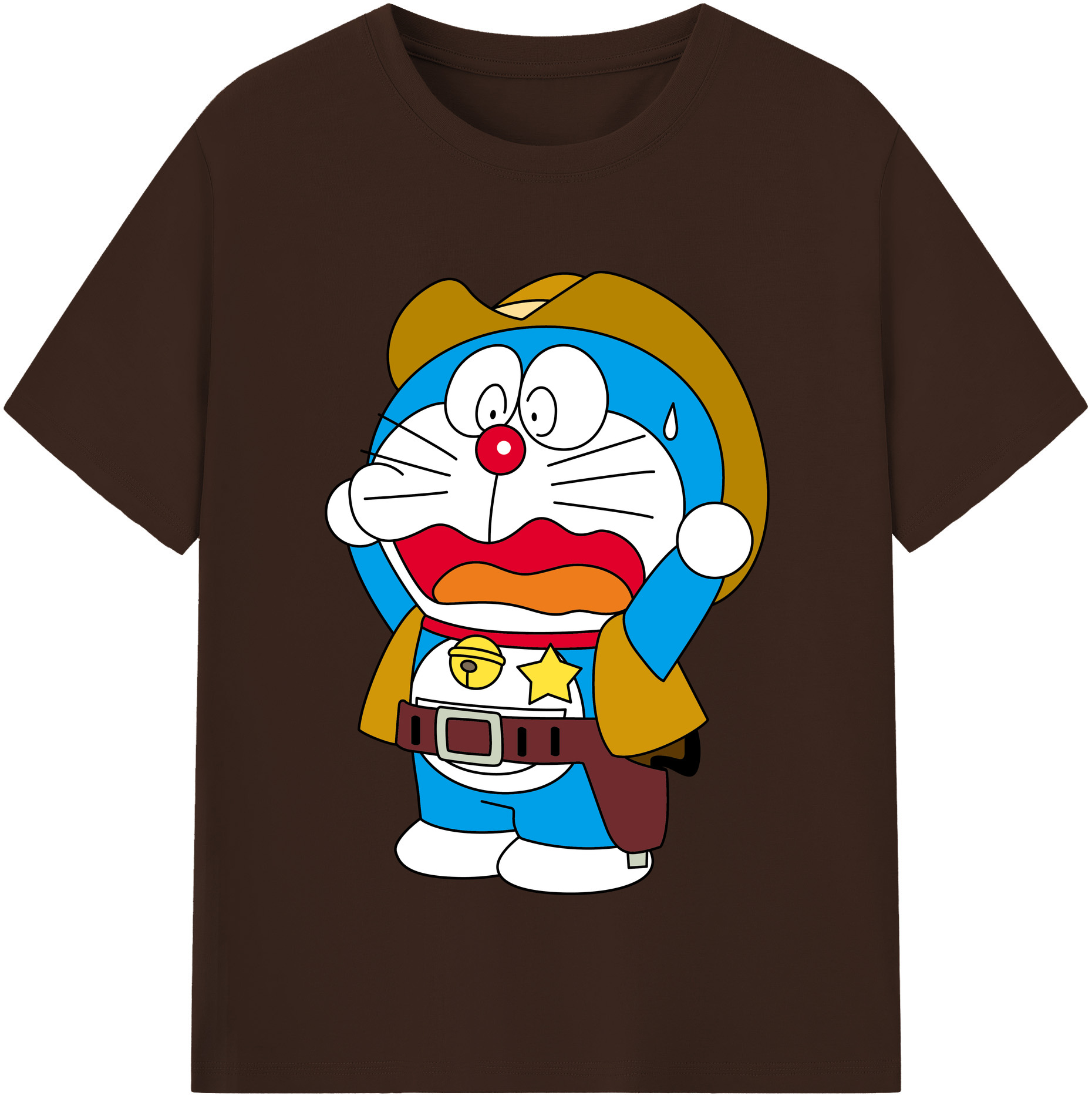 （画像用） ドラえもん Doraemon 綿100％半袖Tシャツ（フロントプリント）