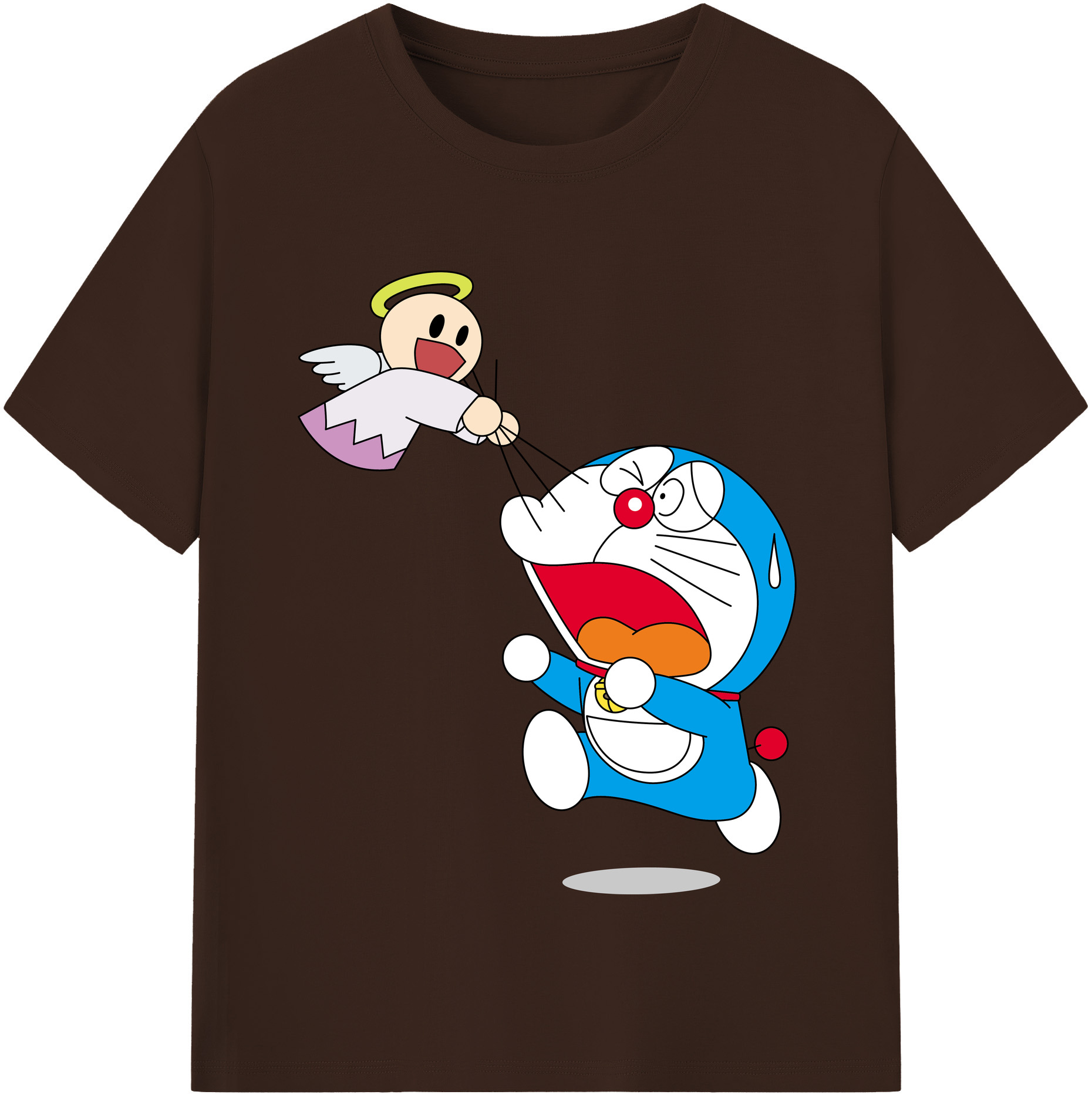 （画像用） ドラえもん Doraemon 綿100％半袖Tシャツ（フロントプリント）