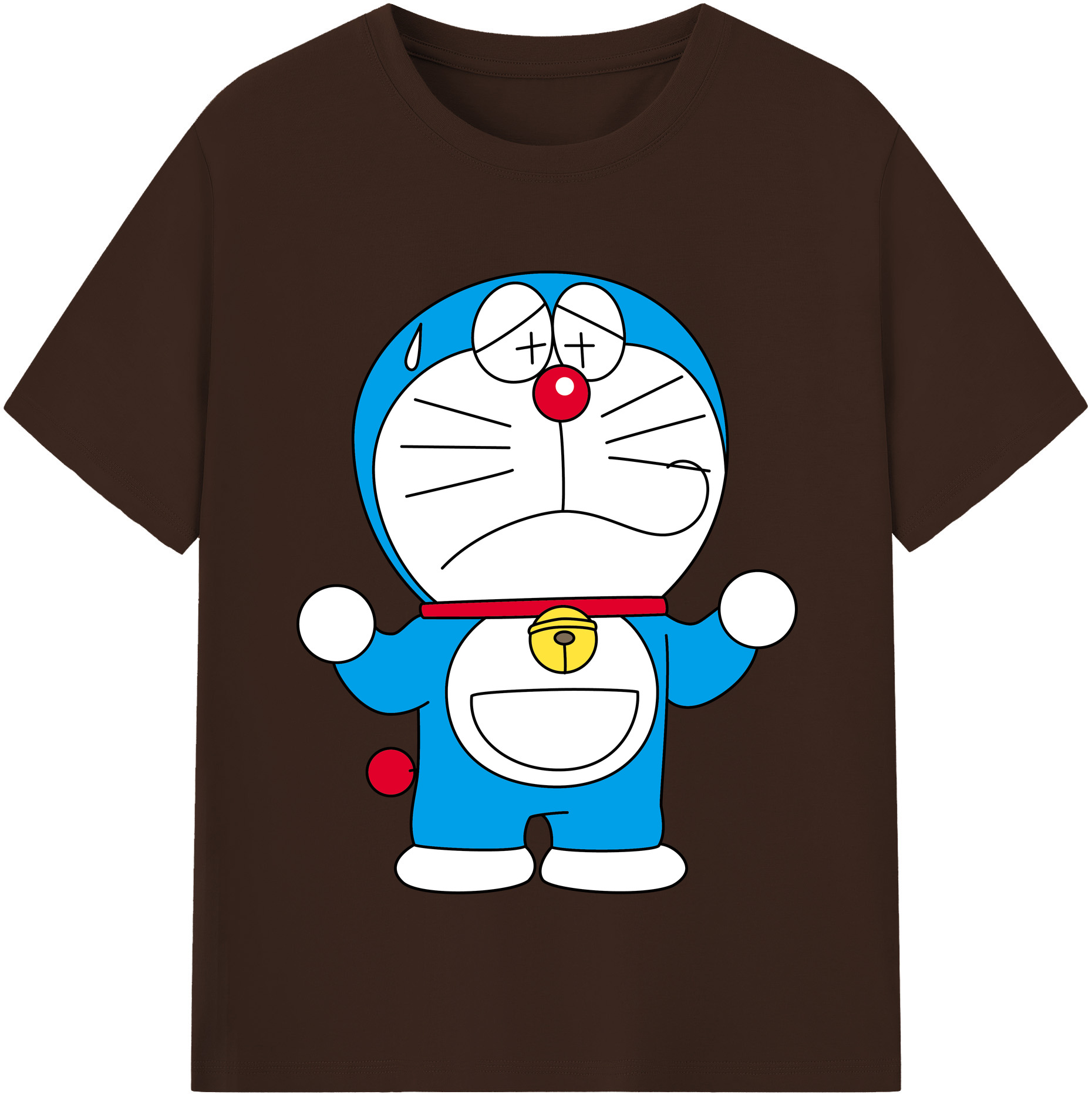 （画像用） ドラえもん Doraemon 綿100％半袖Tシャツ（フロントプリント）