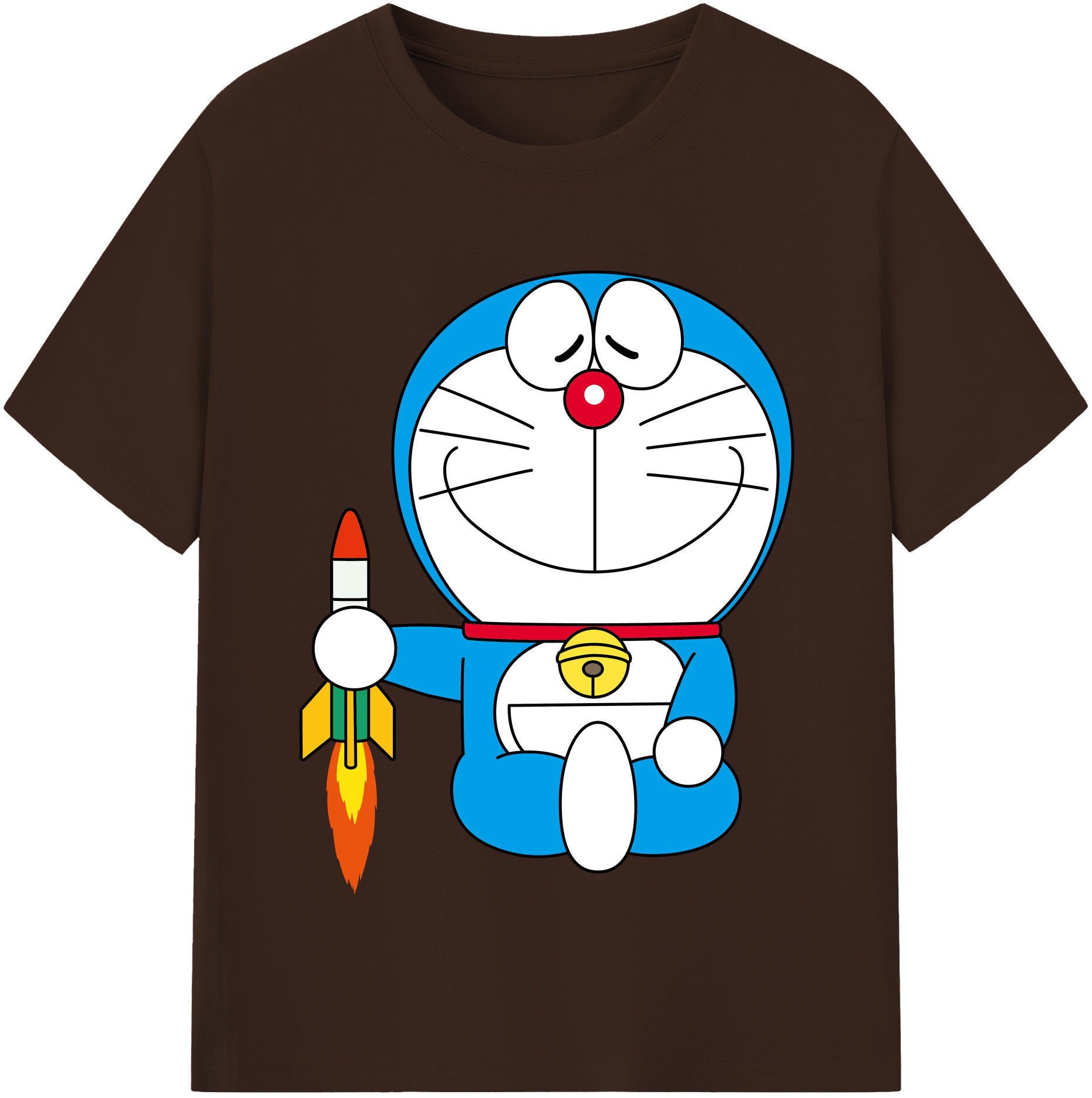 （画像用） ドラえもん Doraemon 綿100％半袖Tシャツ（フロントプリント）