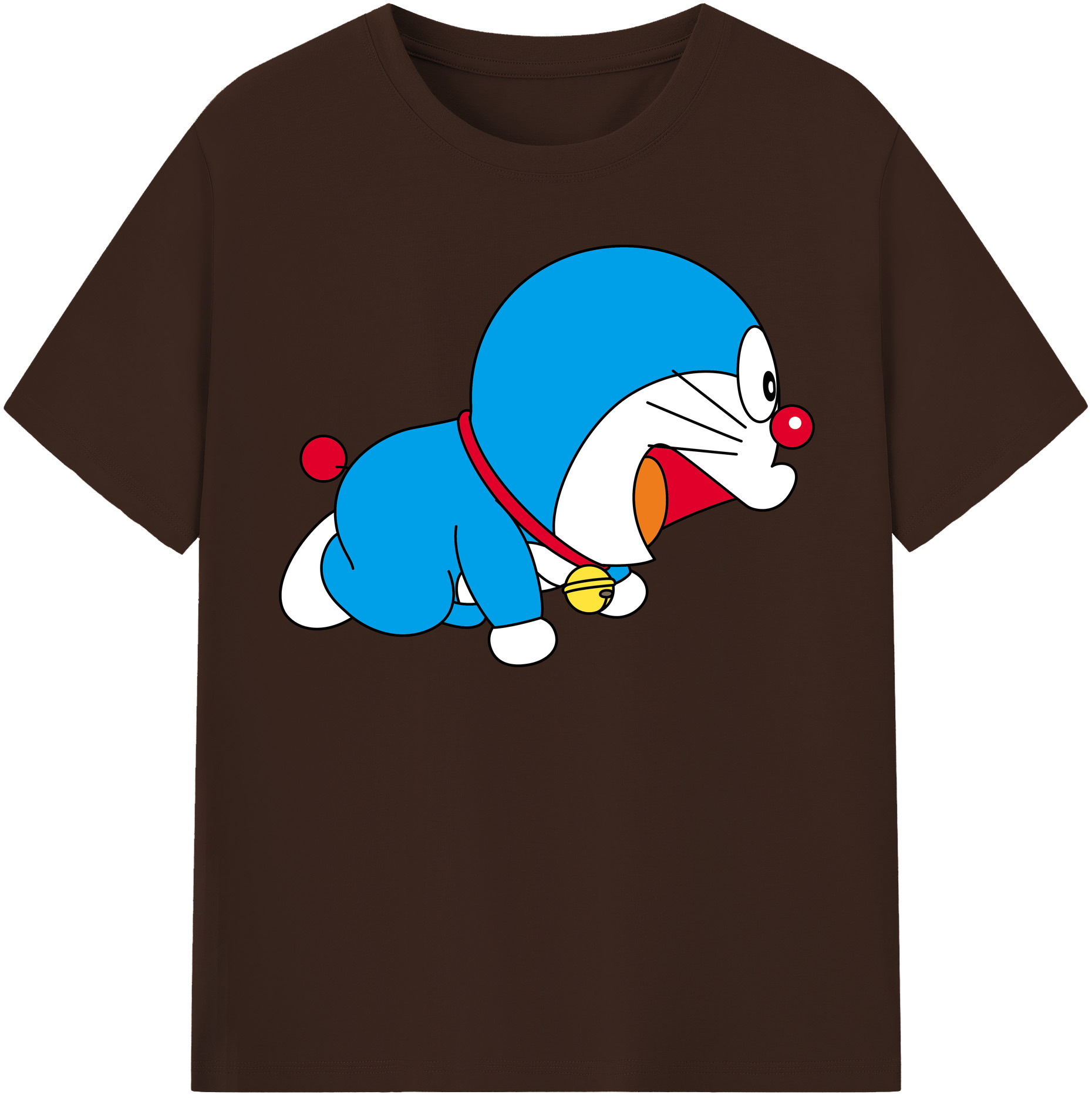 （画像用） ドラえもん Doraemon 綿100％半袖Tシャツ（フロントプリント）