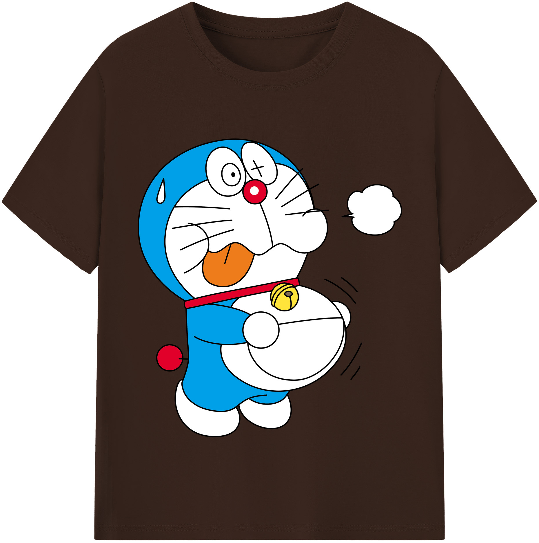 （画像用） ドラえもん Doraemon 綿100％半袖Tシャツ（フロントプリント）
