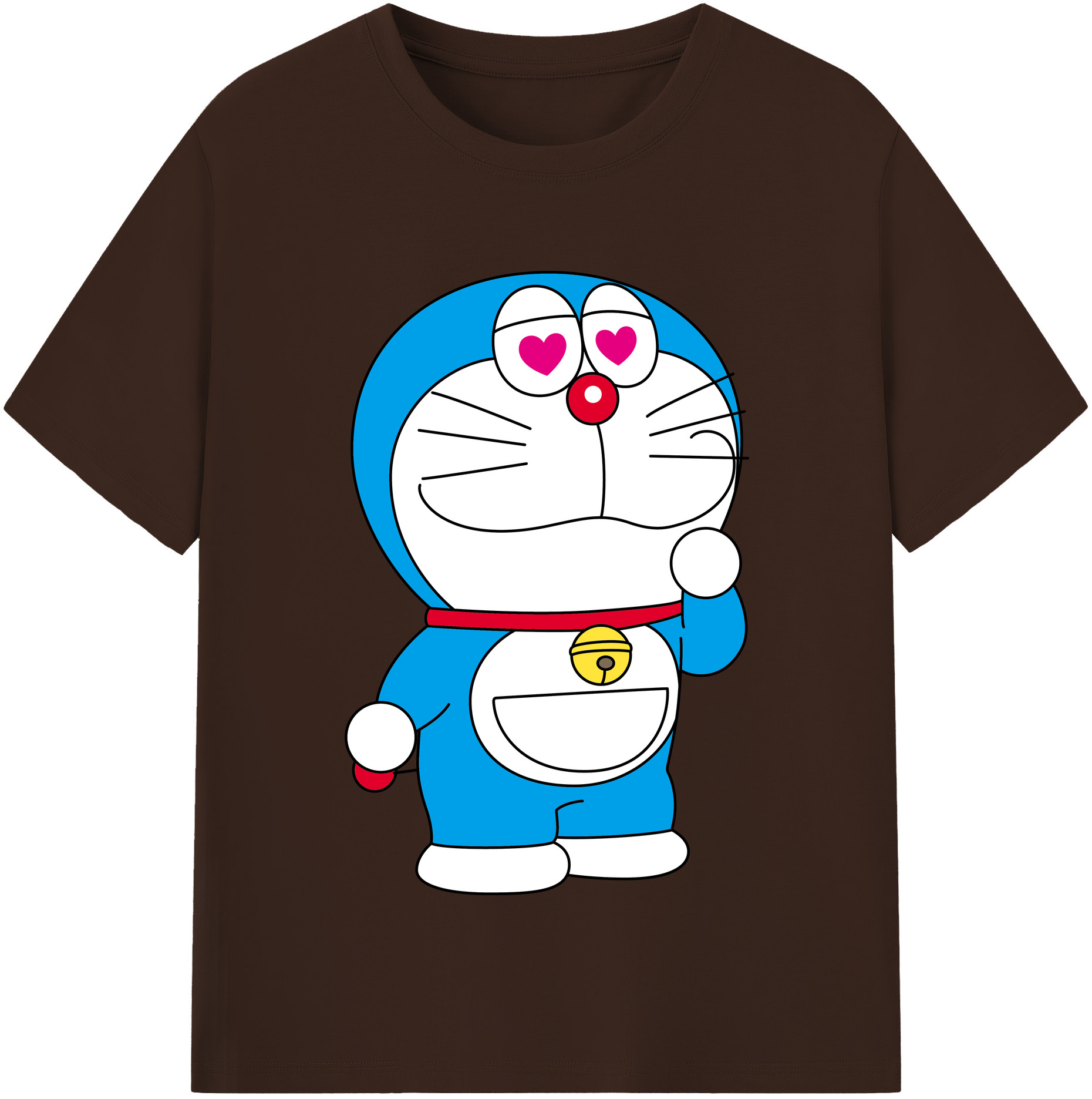 （画像用） ドラえもん Doraemon 綿100％半袖Tシャツ（フロントプリント）