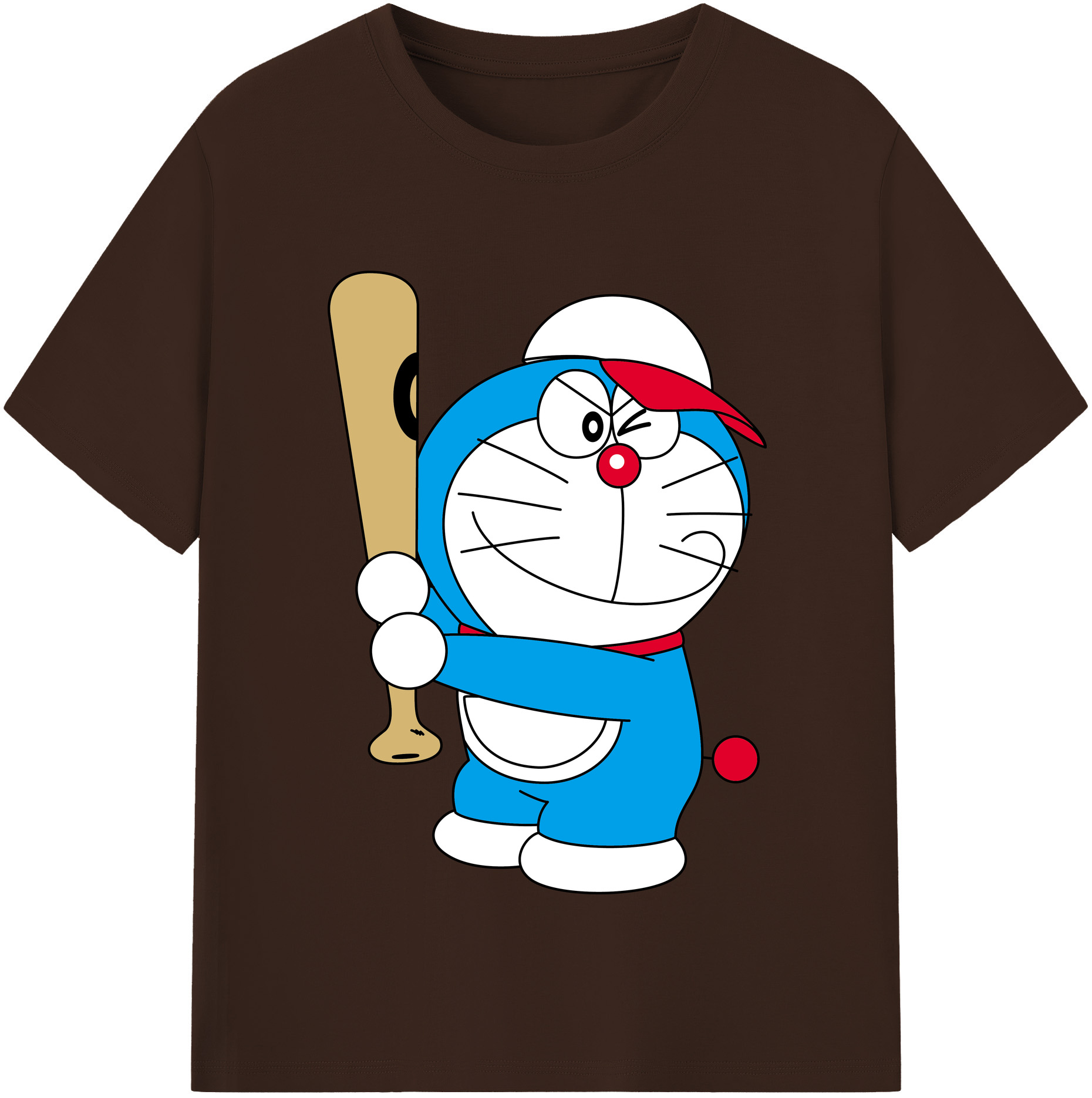 （画像用） ドラえもん Doraemon 綿100％半袖Tシャツ（フロントプリント）