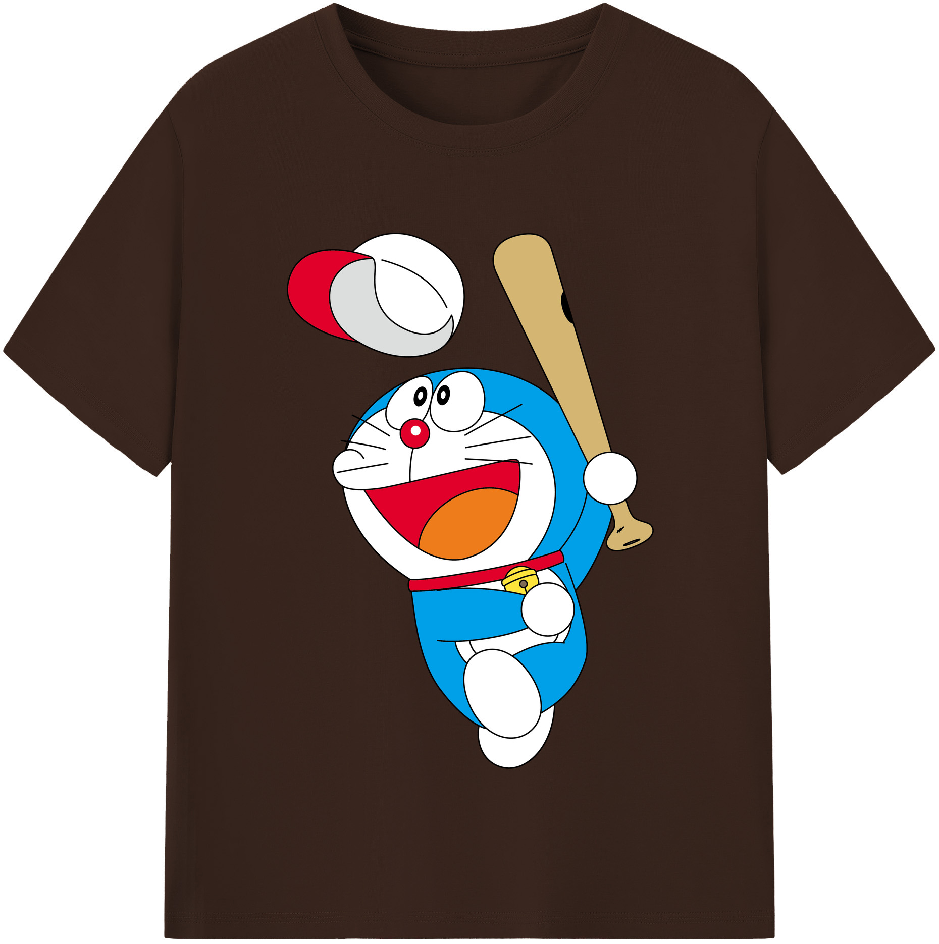 （画像用） ドラえもん Doraemon 綿100％半袖Tシャツ（フロントプリント）