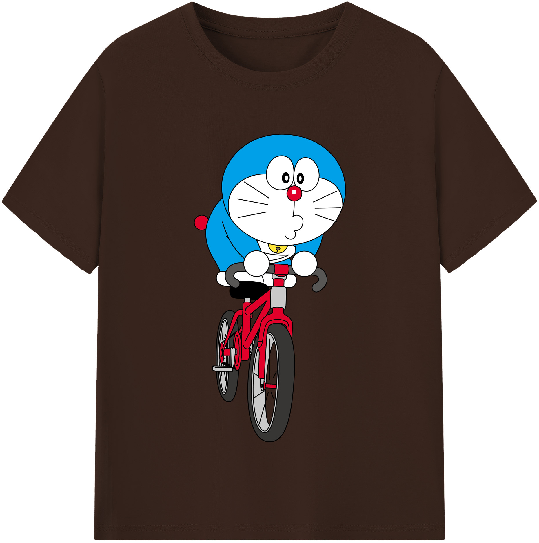 （画像用） ドラえもん Doraemon 綿100％半袖Tシャツ（フロントプリント）
