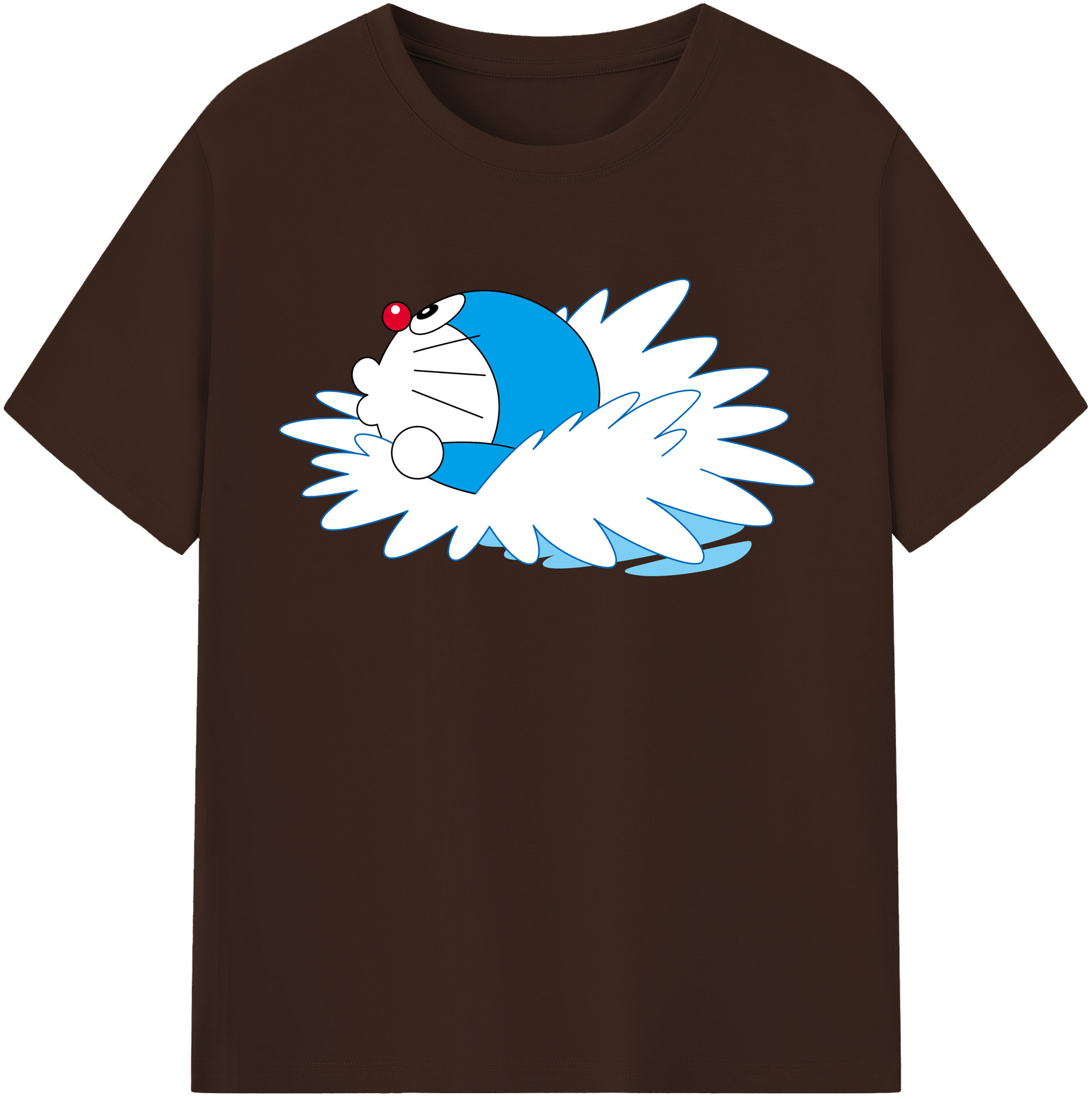 （画像用） ドラえもん Doraemon 綿100％半袖Tシャツ（フロントプリント）