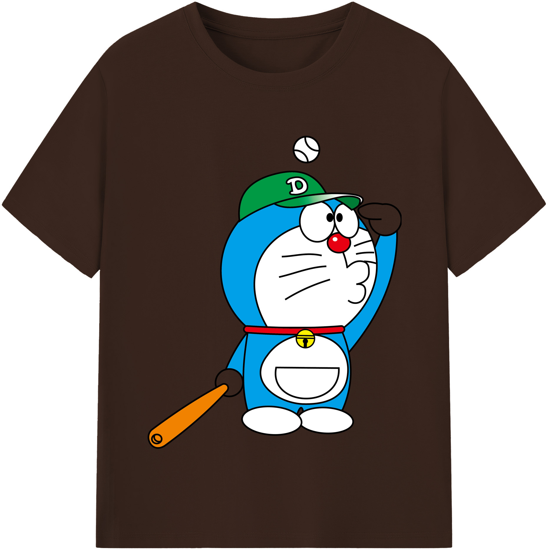 （画像用） ドラえもん Doraemon 綿100％半袖Tシャツ（フロントプリント）