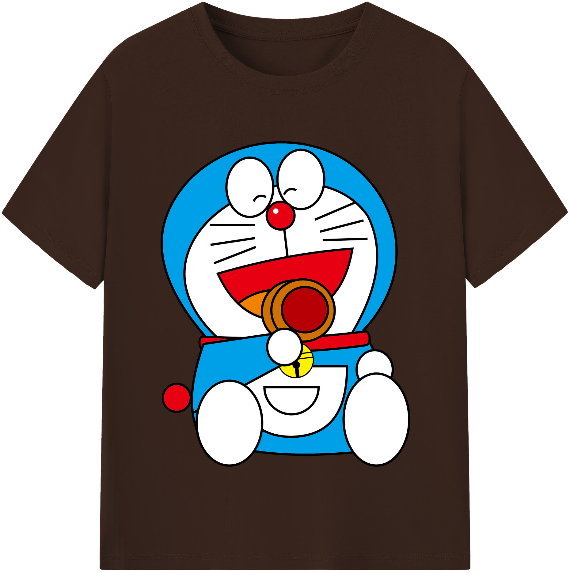 （画像用） ドラえもん Doraemon 綿100％半袖Tシャツ（フロントプリント）