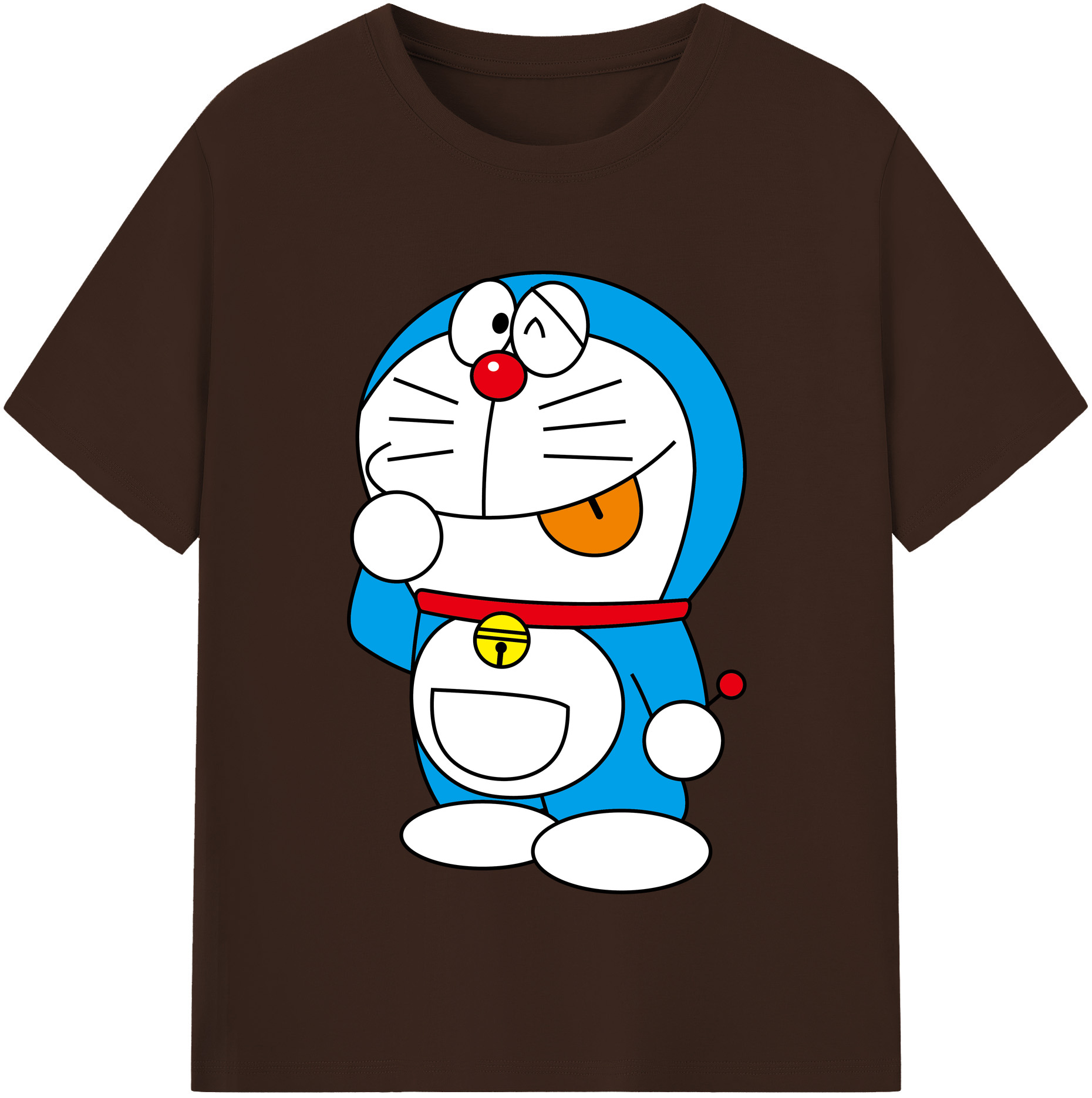 （画像用） ドラえもん Doraemon 綿100％半袖Tシャツ（フロントプリント）