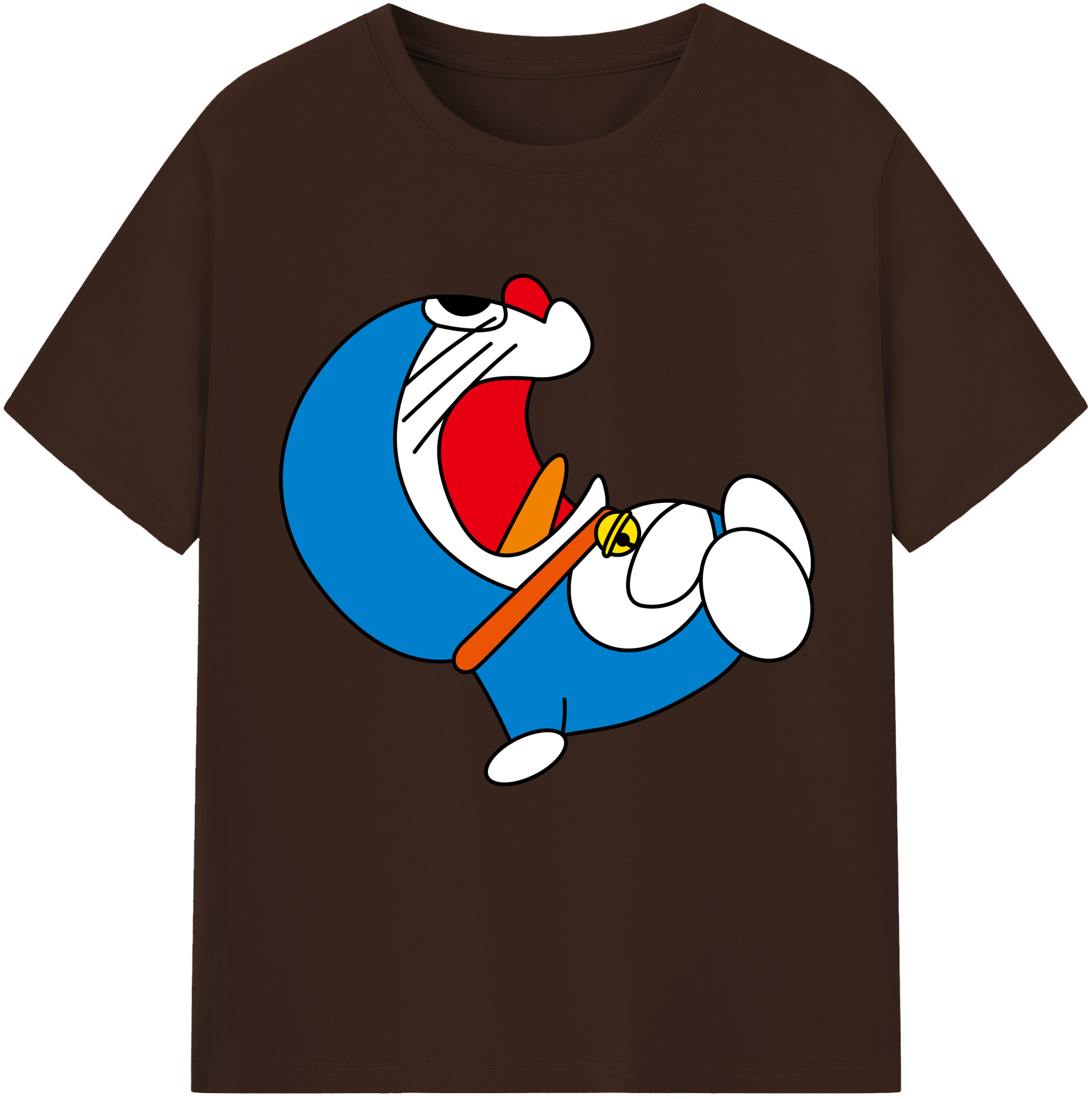 （画像用） ドラえもん Doraemon 綿100％半袖Tシャツ（フロントプリント）